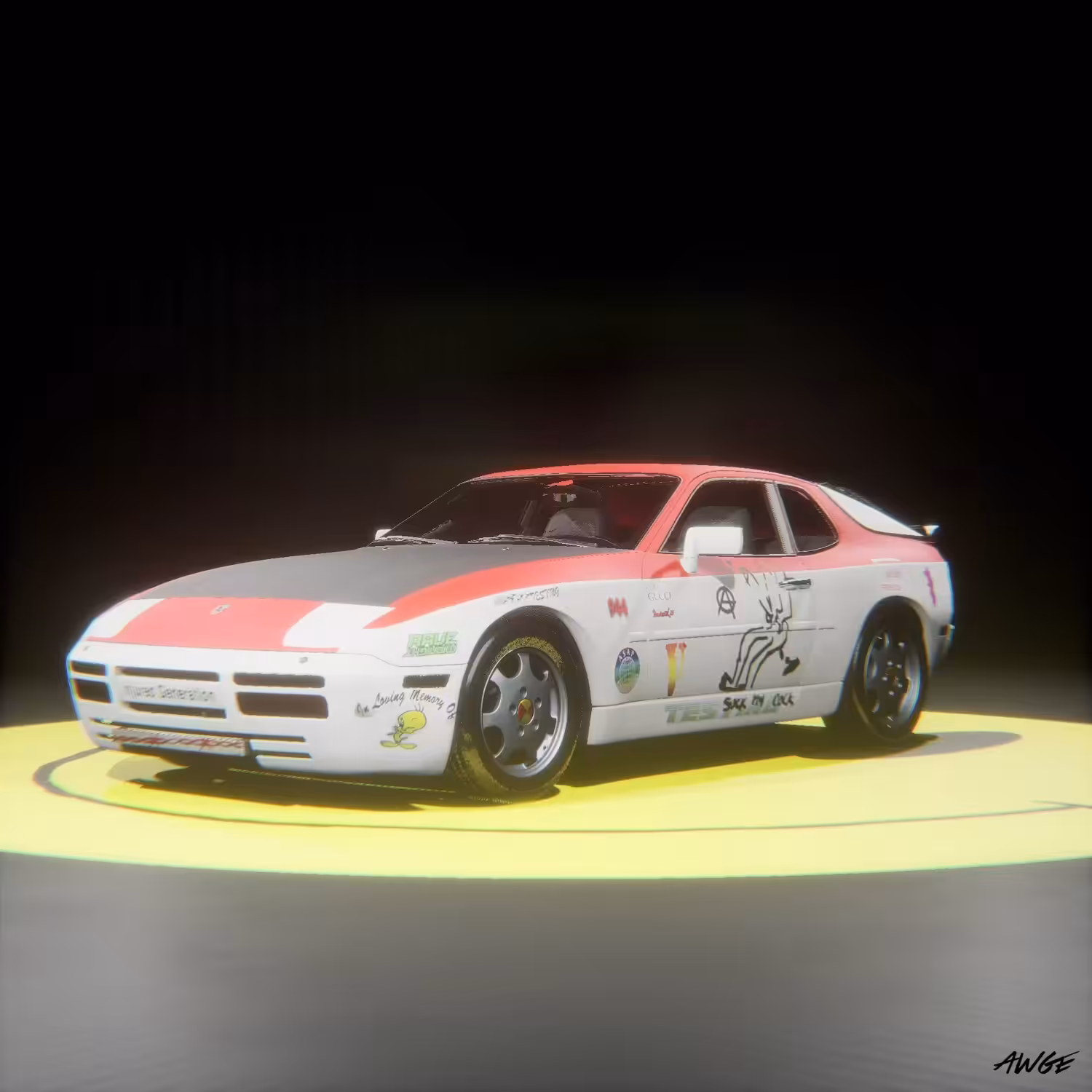 1991XHELLOXKITTYXPORSCHE