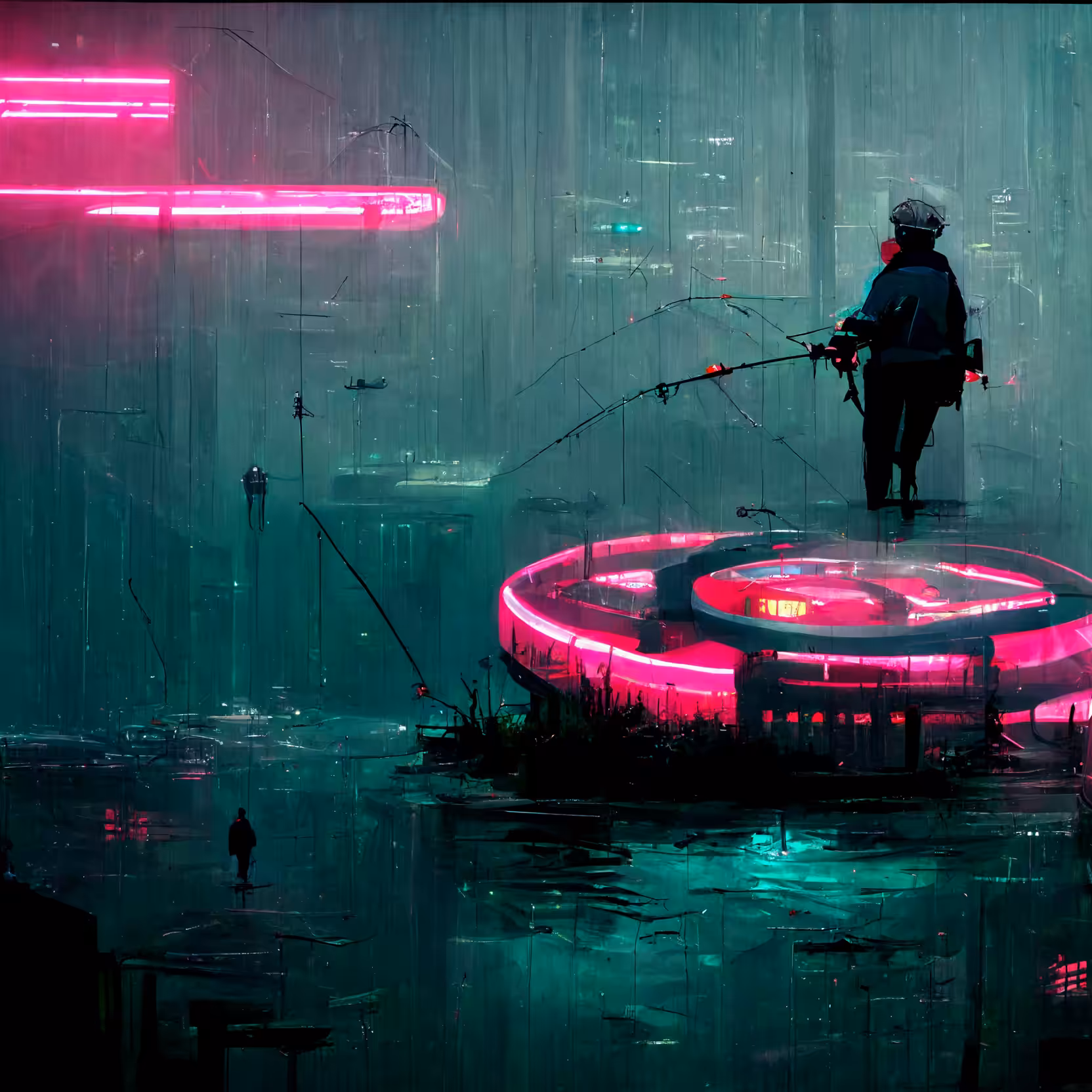 Cyberpunk Fly Fishing