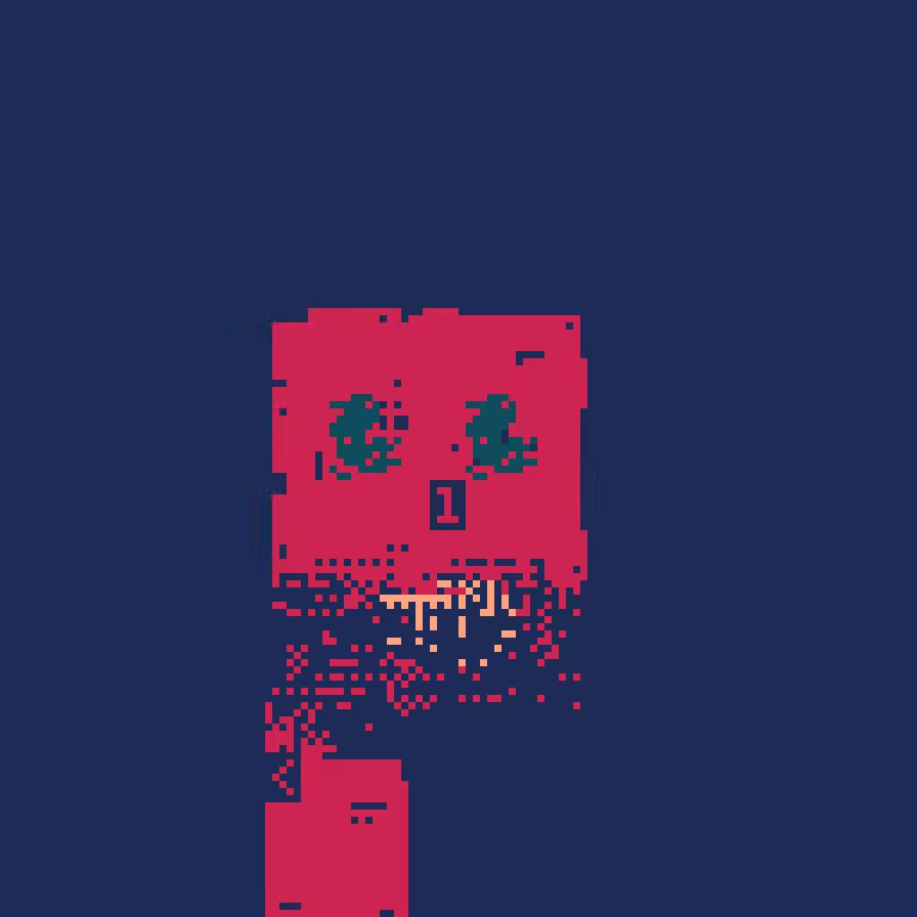 pico_punk_pfp 020 - "The Crimson Skull"