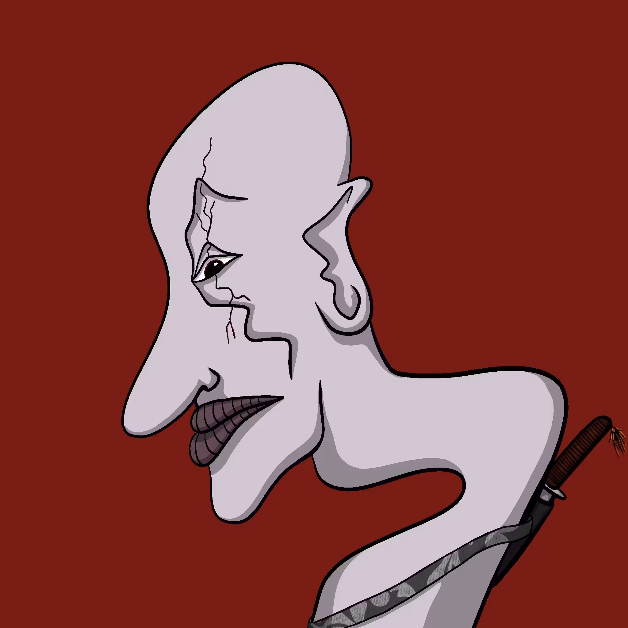 FAWKFACES: #73 Swordsman Face 