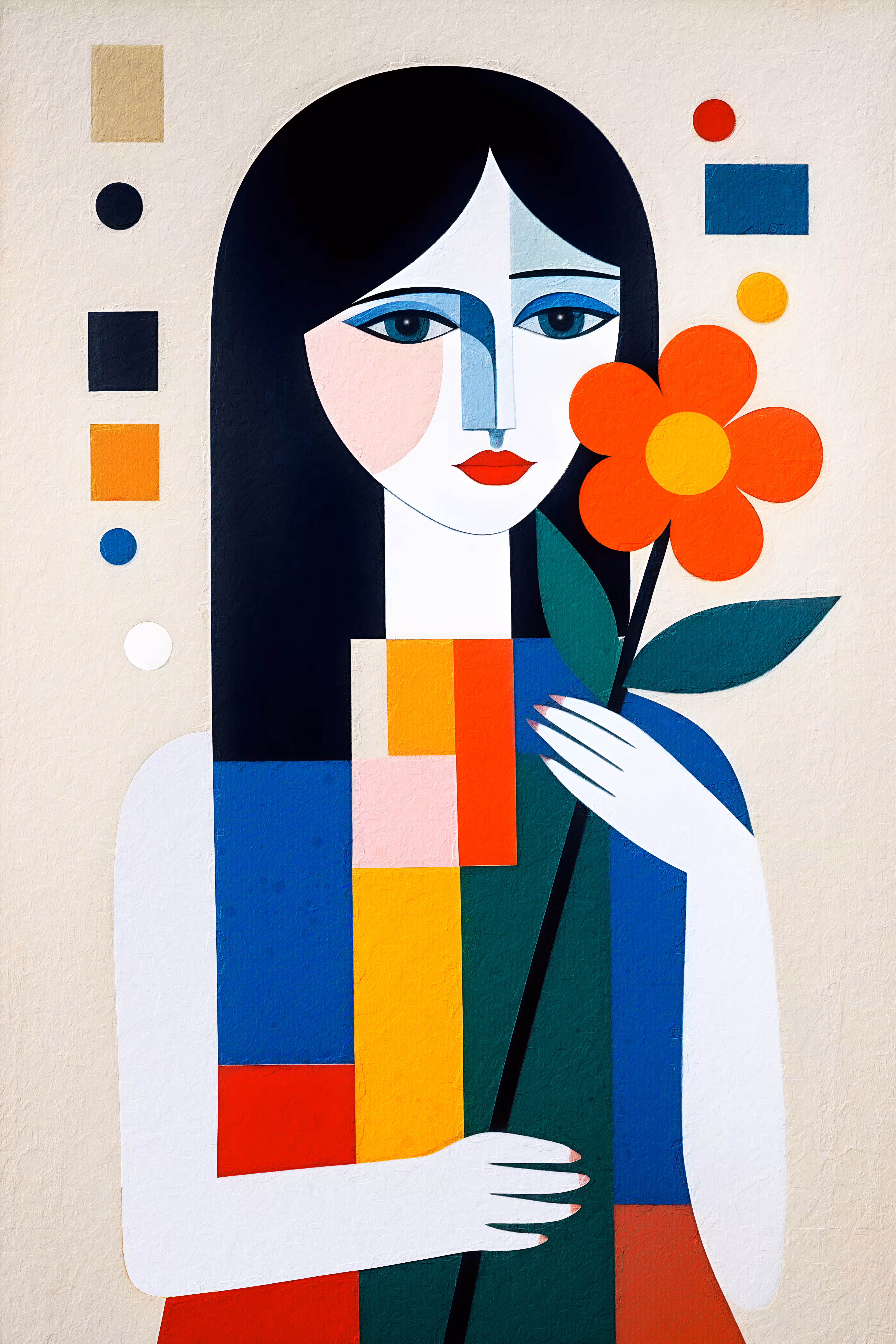 Two flowers.