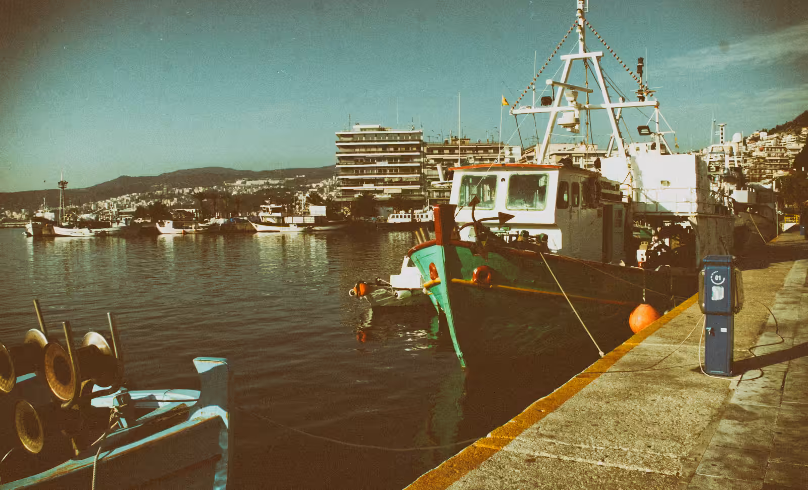 The port of Kavala
