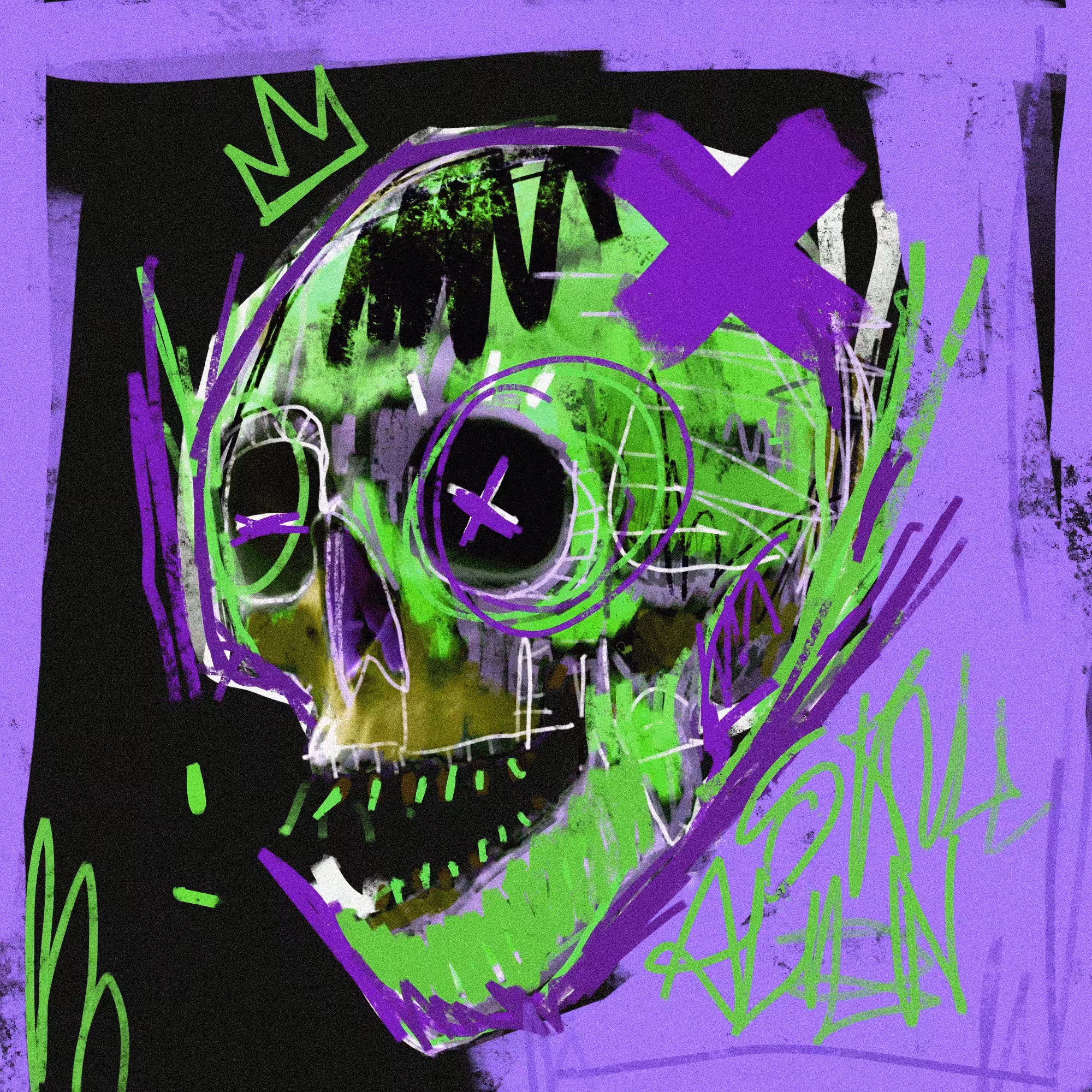 SKull Purple