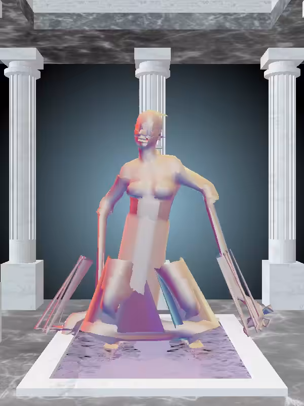 HeavenComputer: The Dancing Multichrome Haze Woman #1213