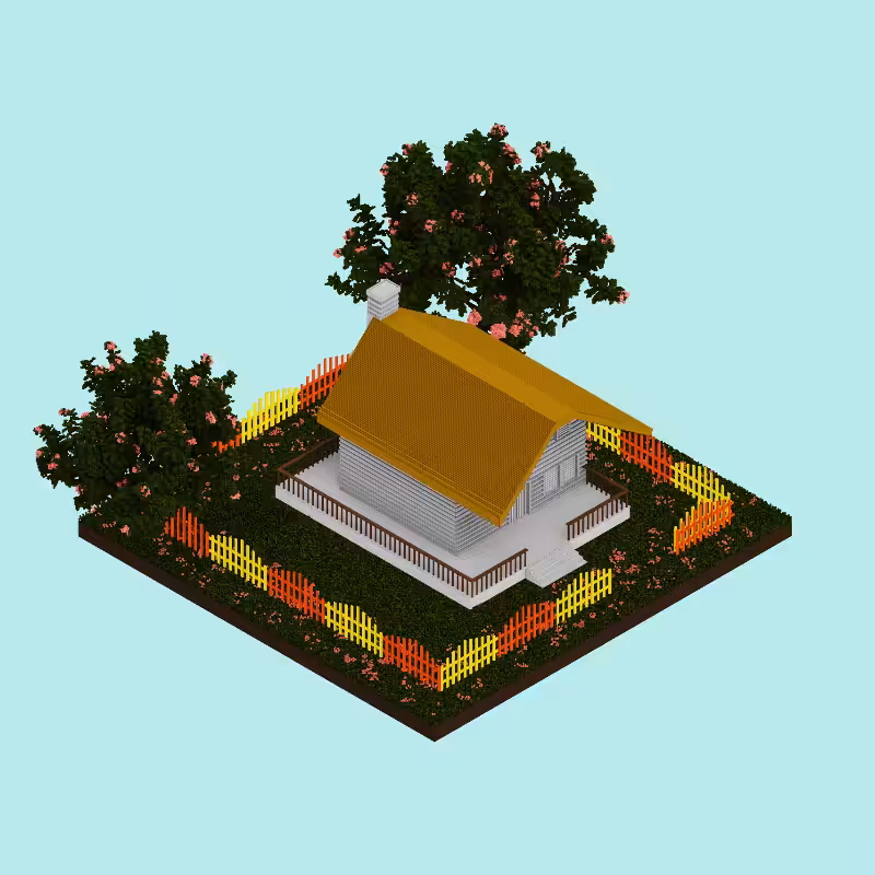 Pastel cottages #1