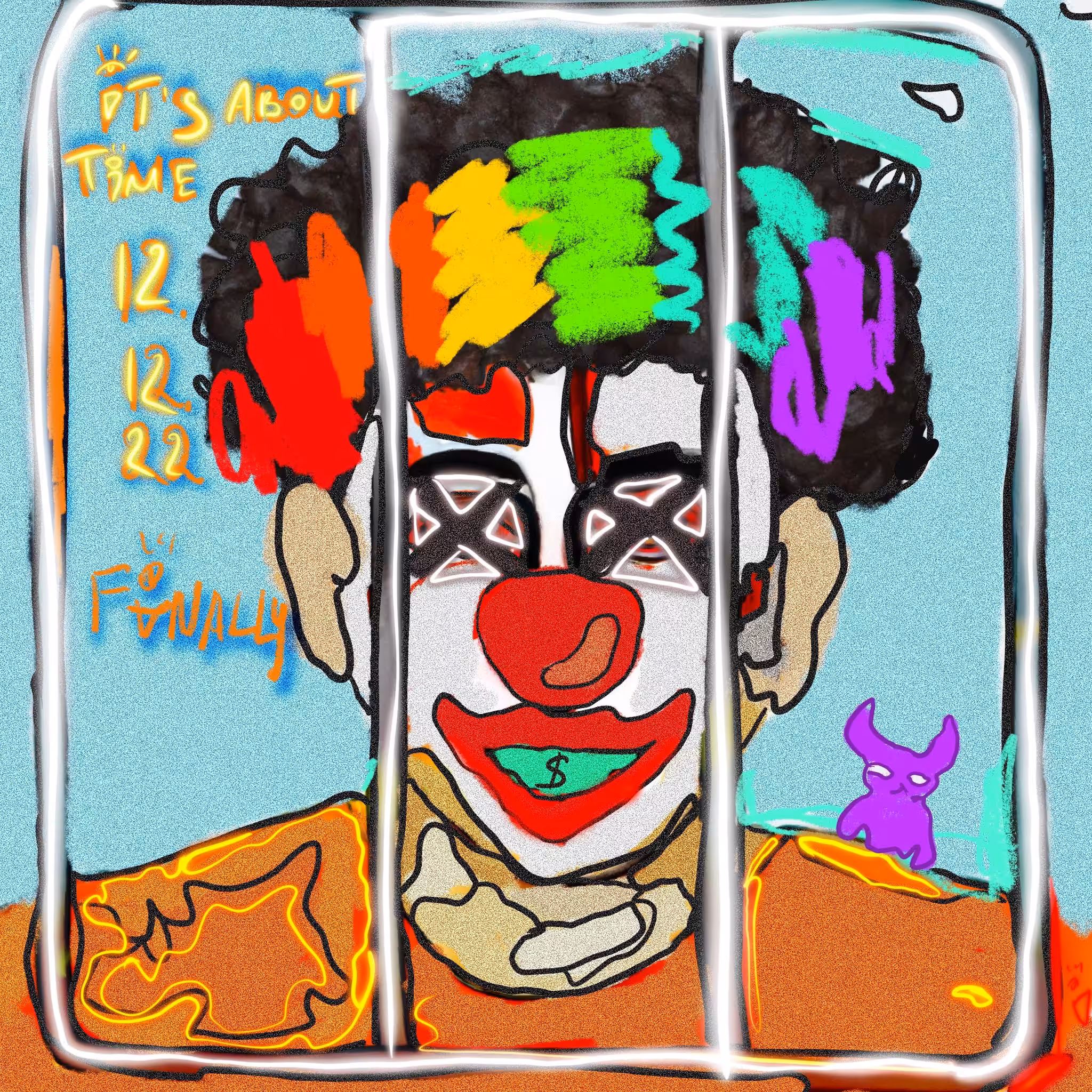Clown got arrested 