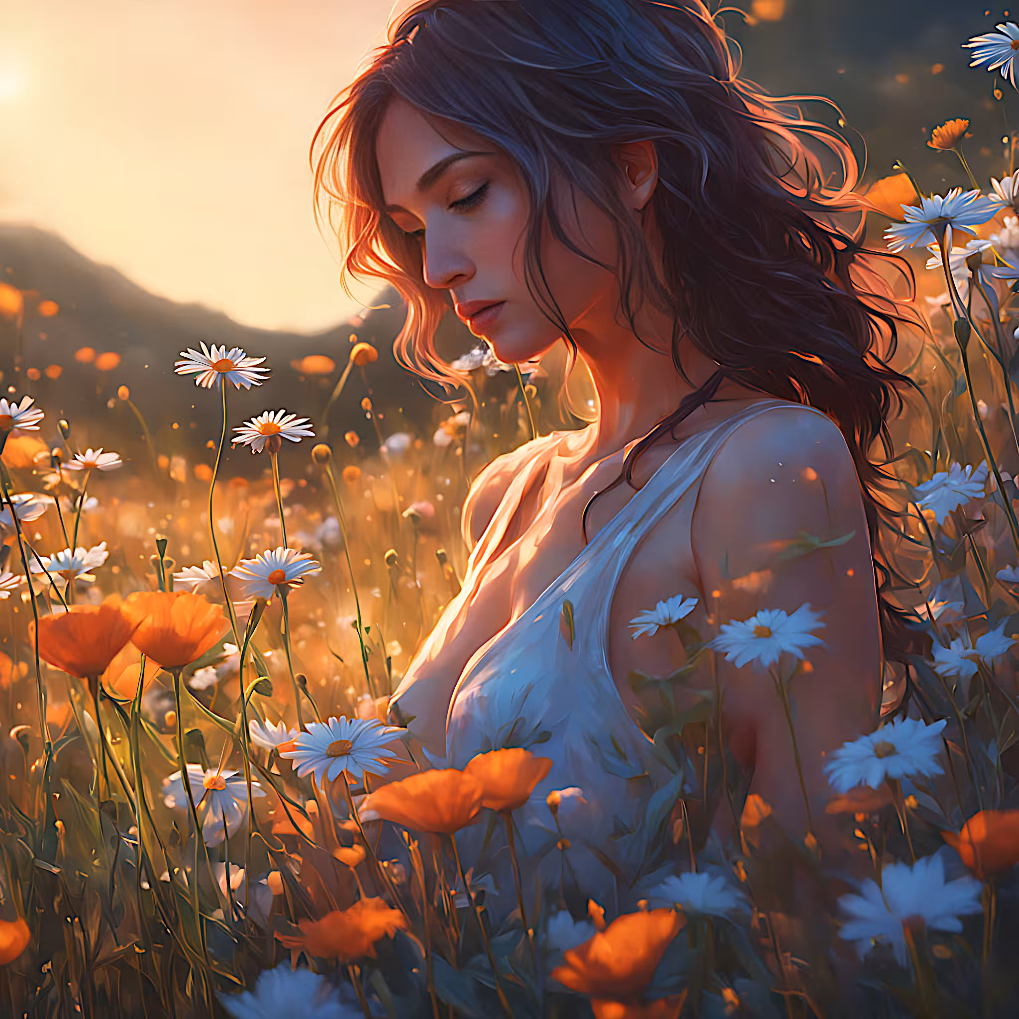 "Elara and the Whispering Flowers"