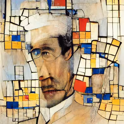 Portrait of Piet Mondrian