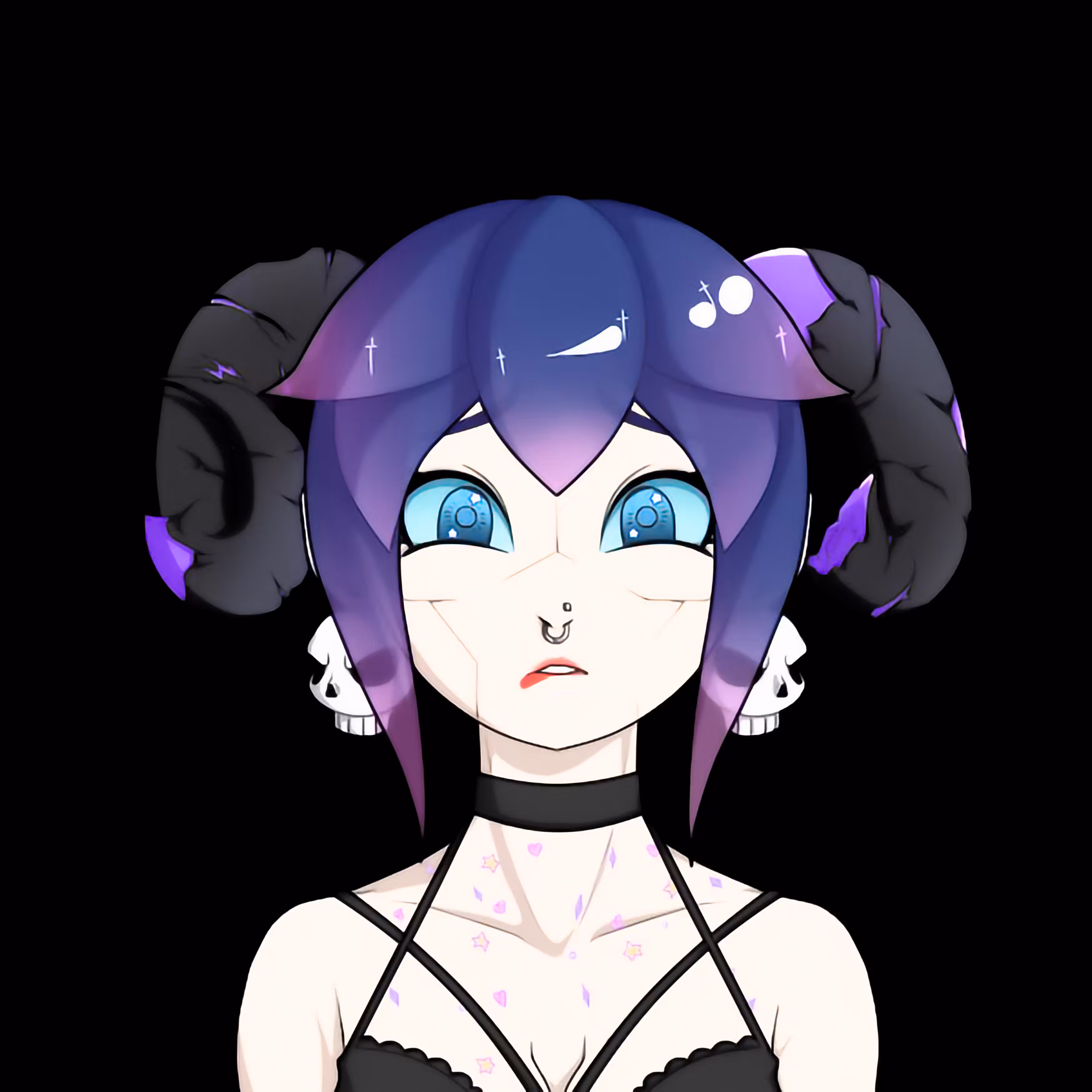 A magical demon girl in DARK