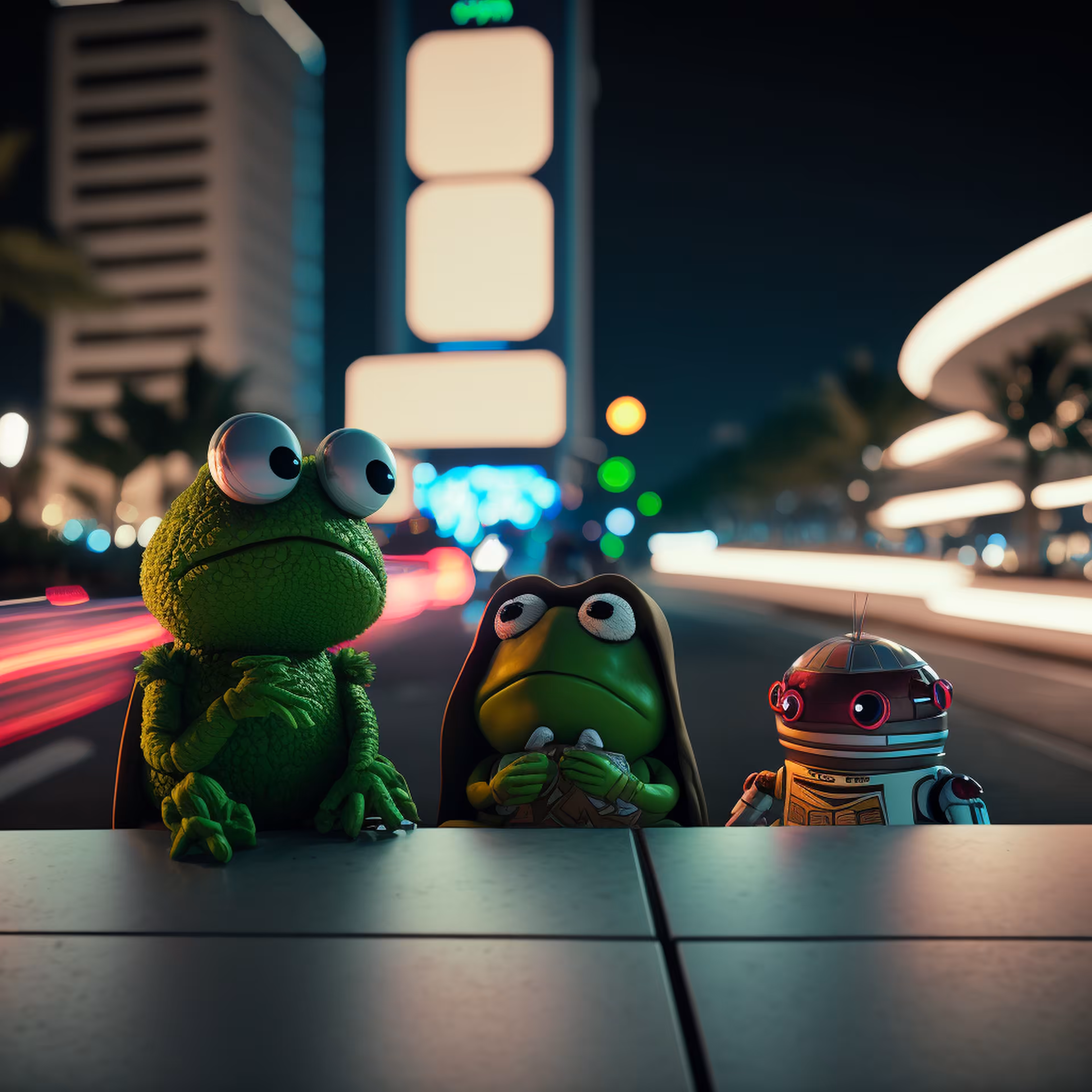 Pepe's World: Pepe and pals enjoying Miami.