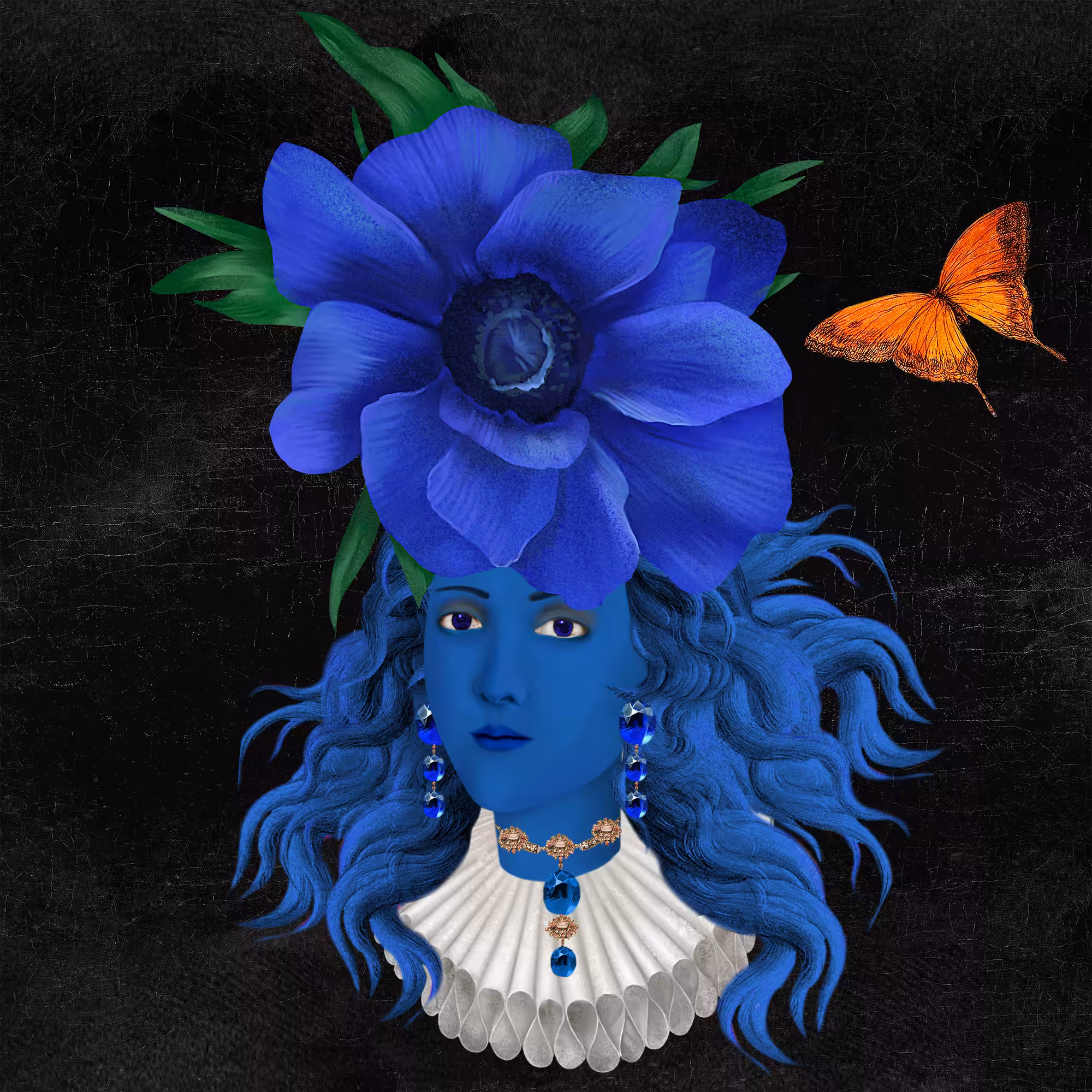 The Sapphire Flower Girl