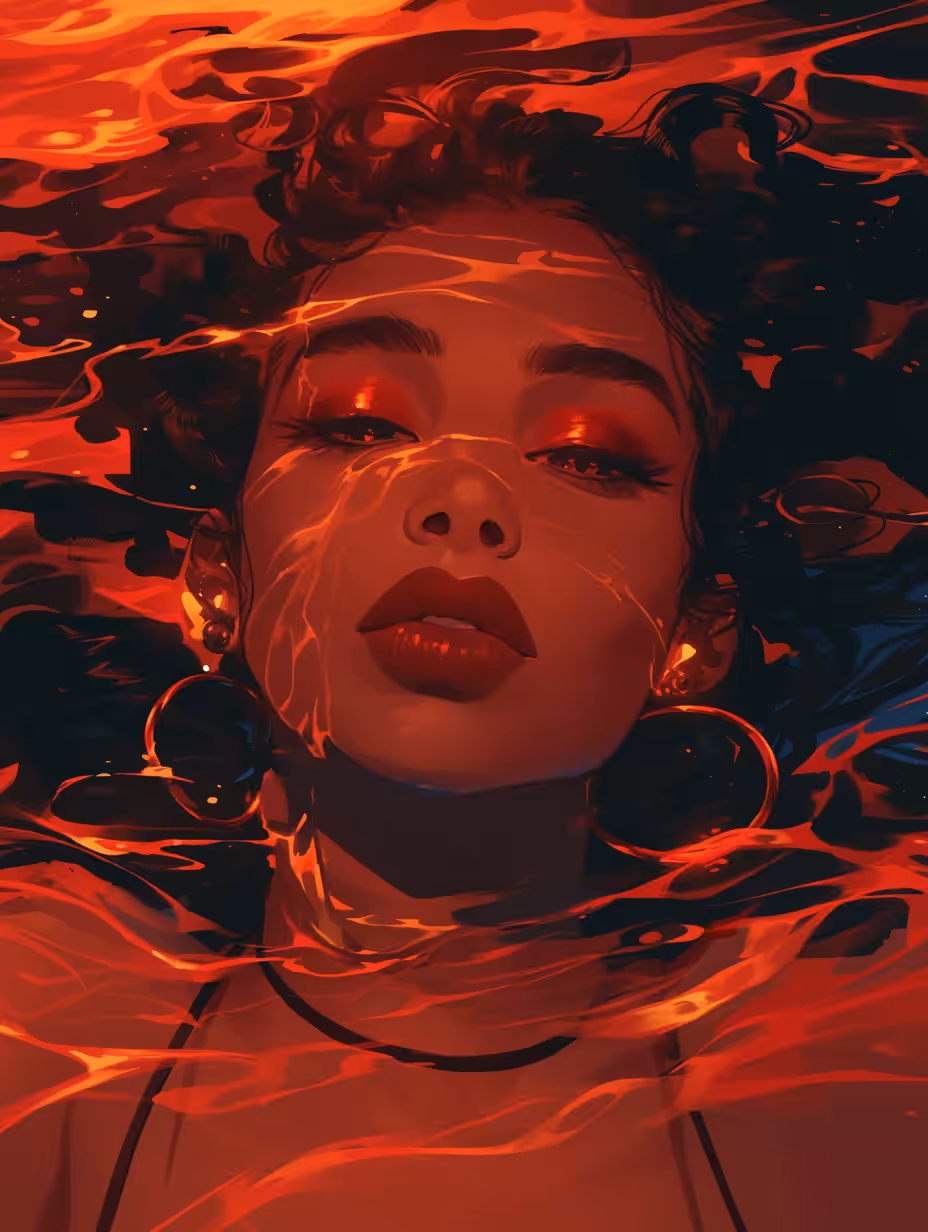 between swimming & drowning: untitled no. 8