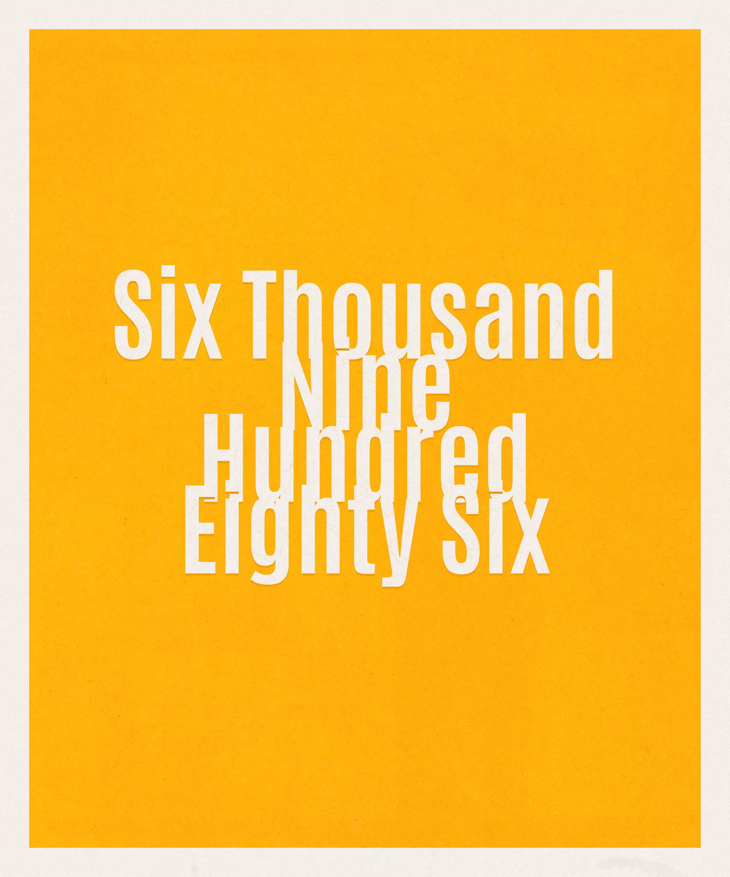 Count #6986