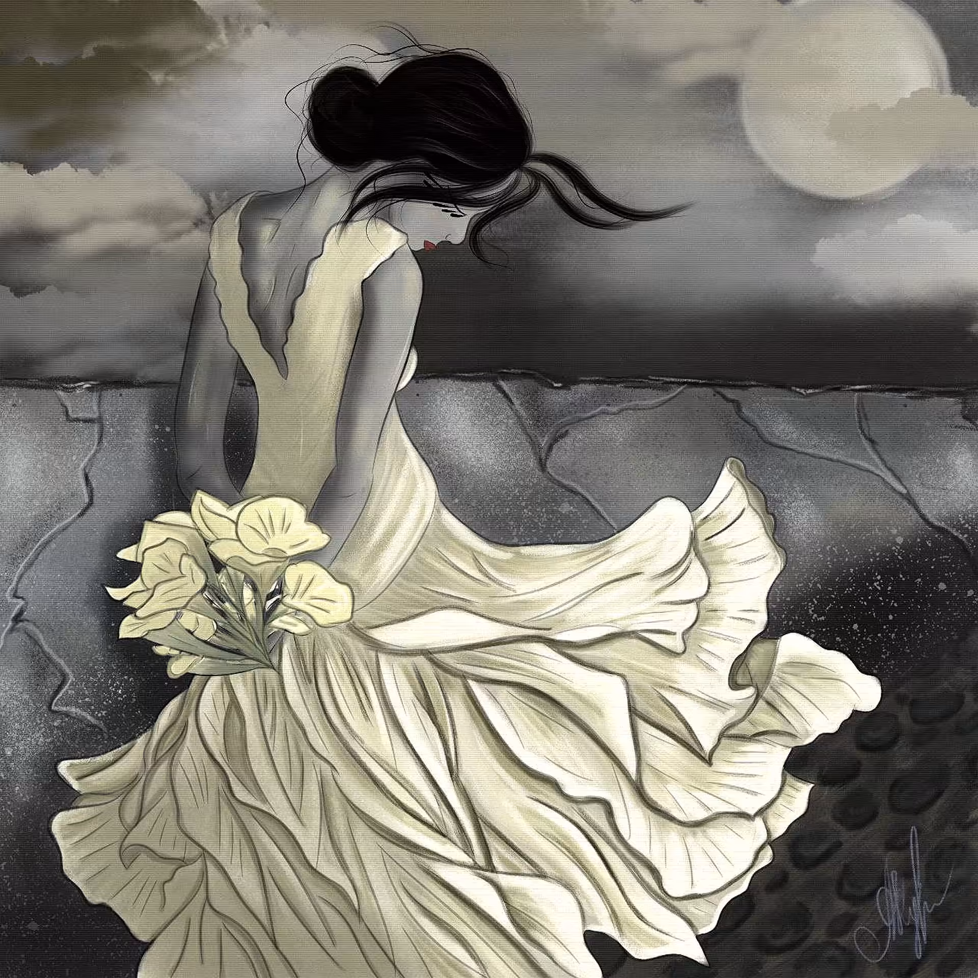 She's the moon