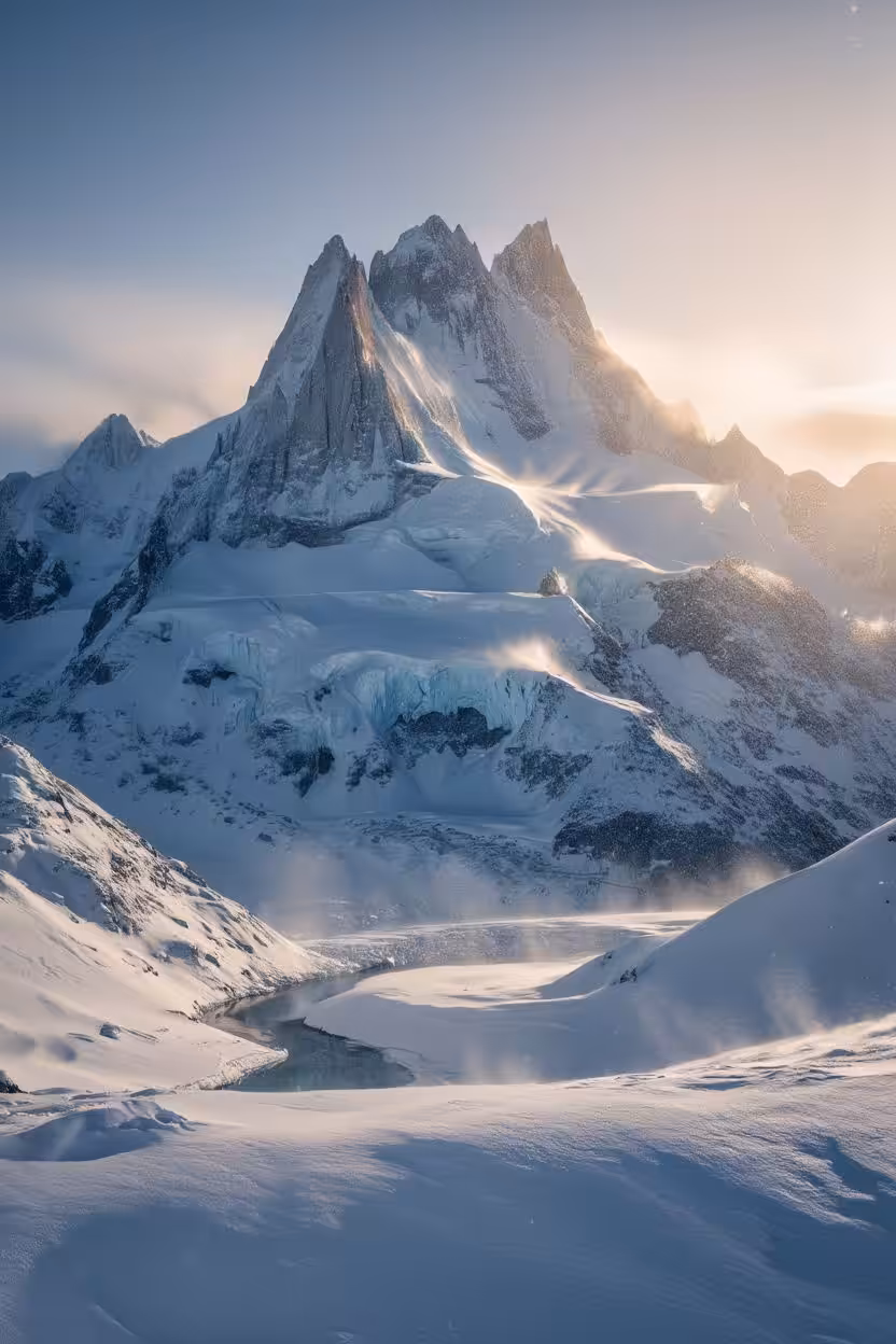 The Happy Valley: Winter mountains