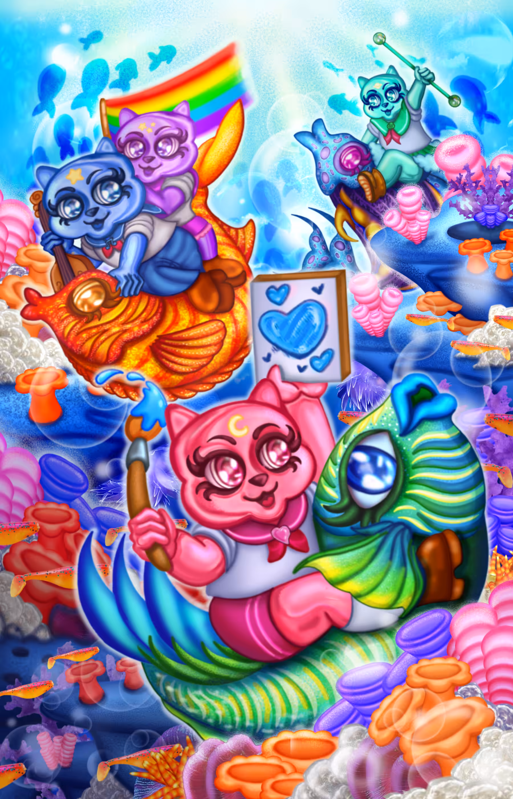 My Artworks: Sea Cats