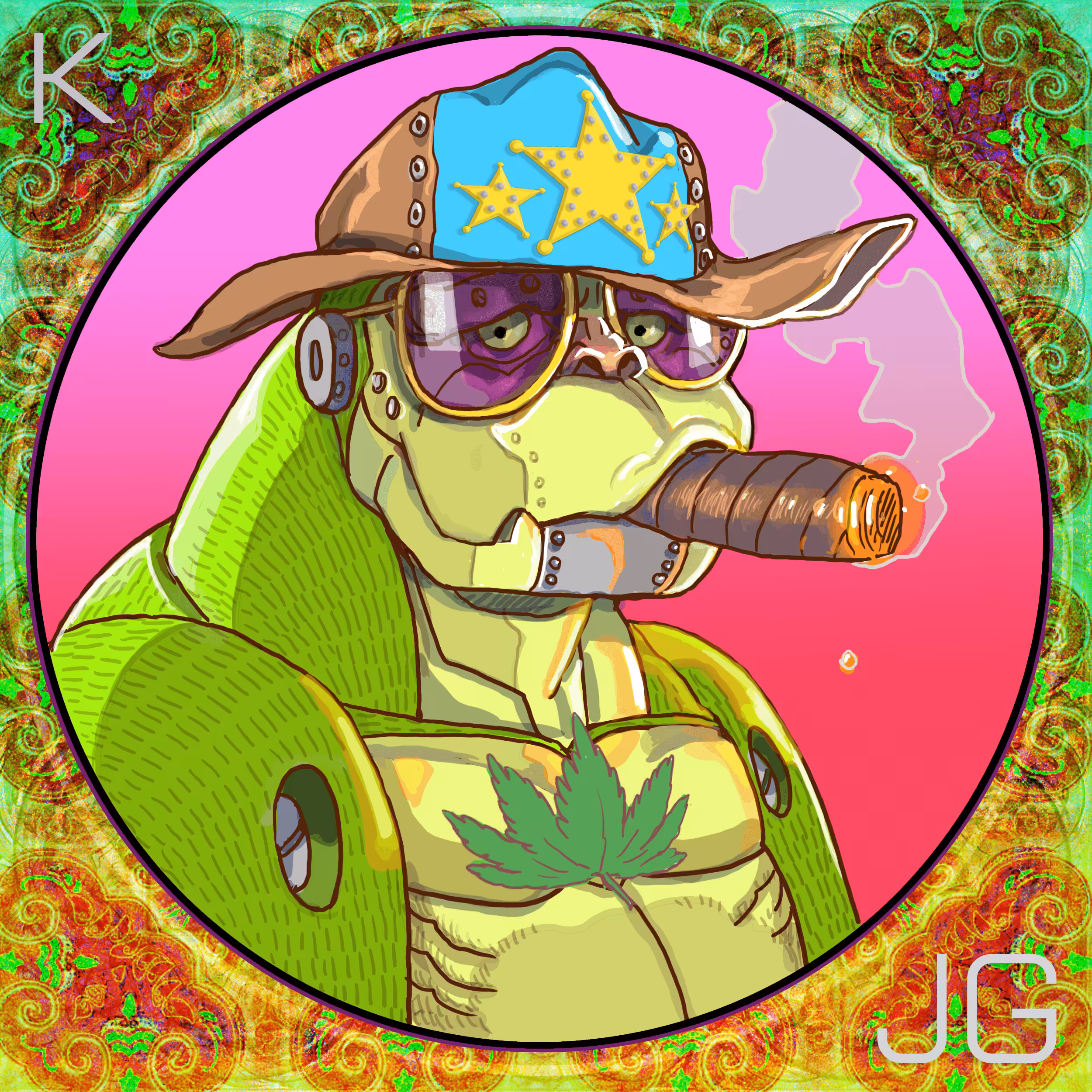 Kong Bot Coins No.38: Colorful Kong