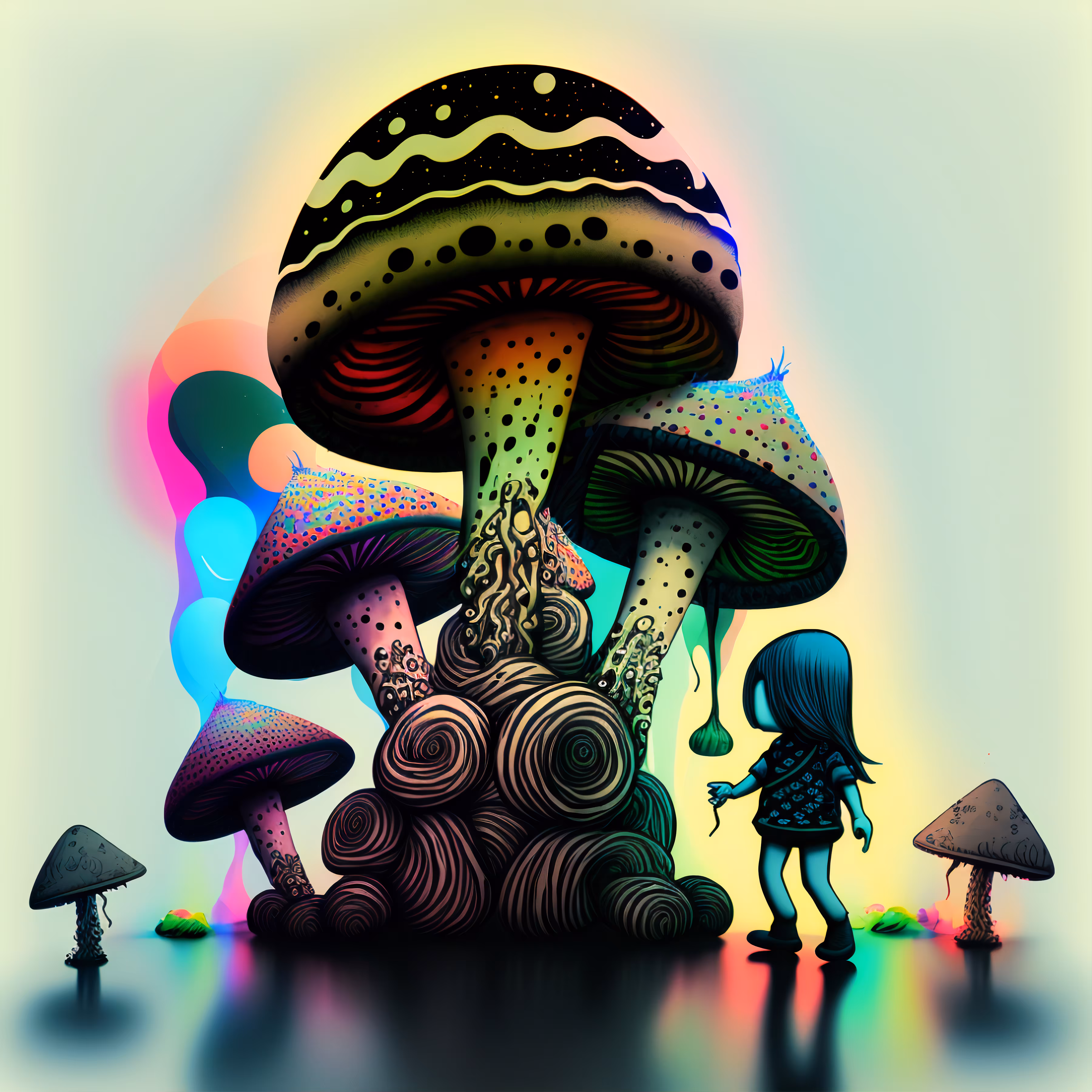 Digital  drawing: Mushi Mushi...#40
