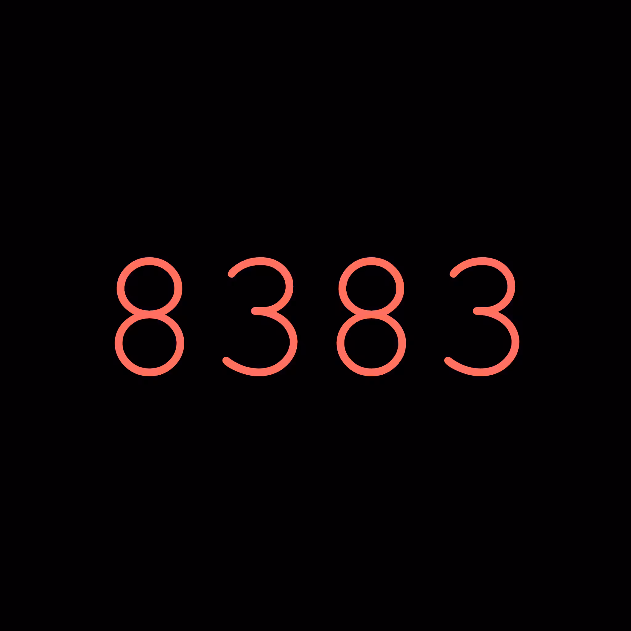 8383