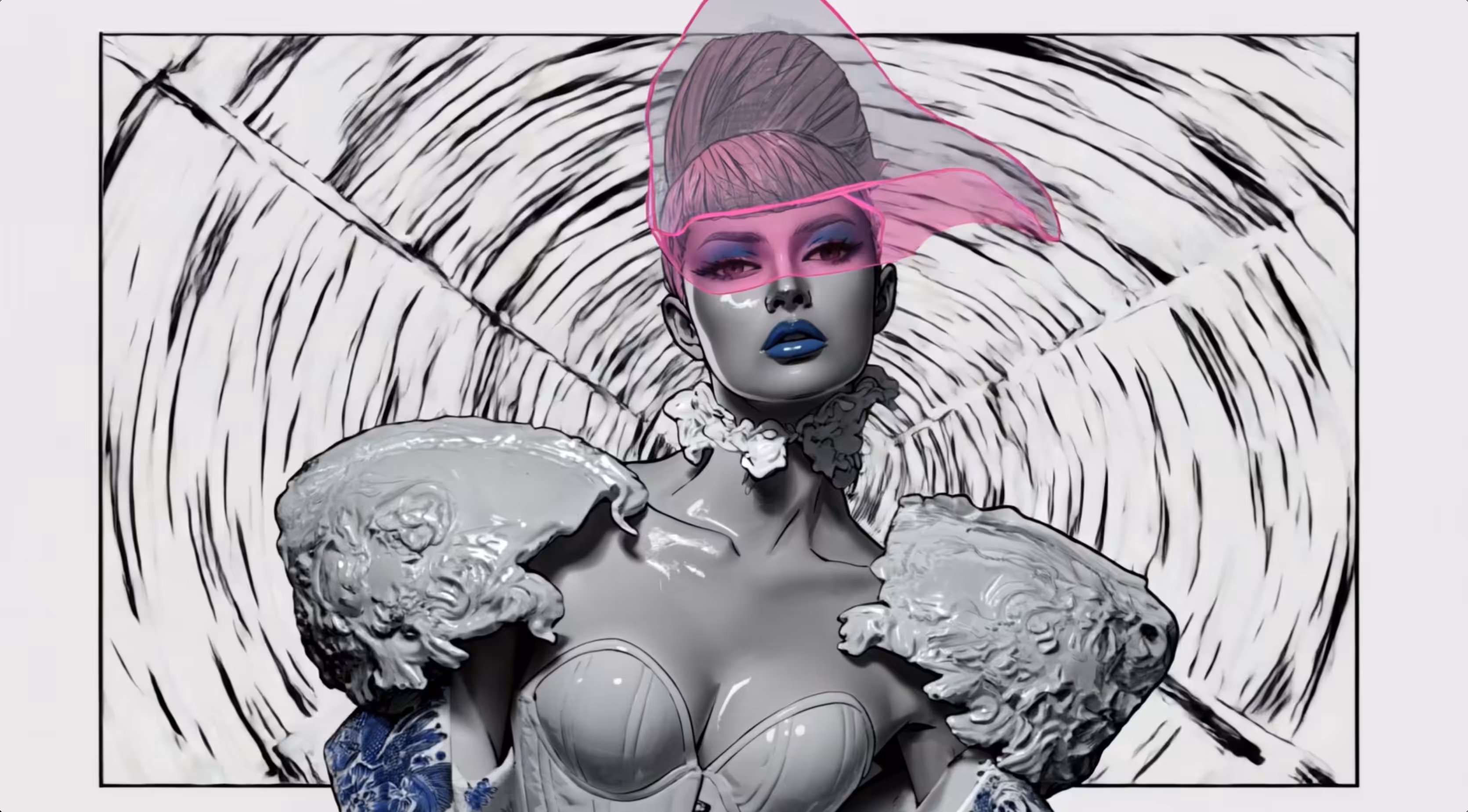 THE MANGA MACHINE - PORCELAIN ANDROIDS: Neon Pink Rainy — Manga