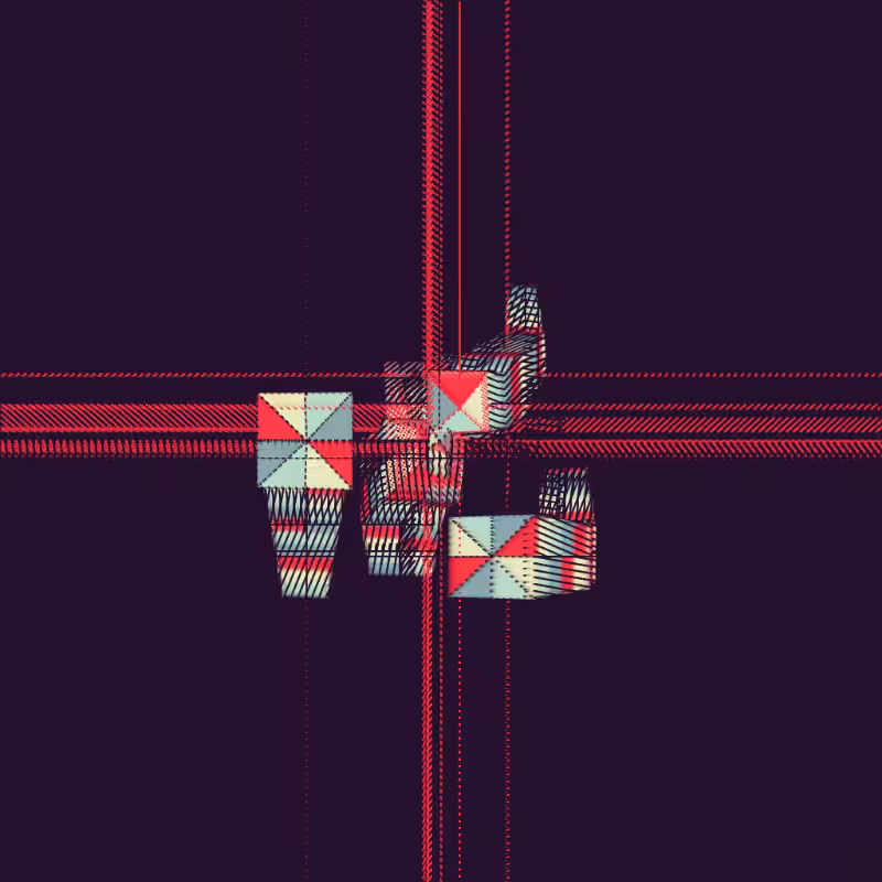 Living Squares Study II #1