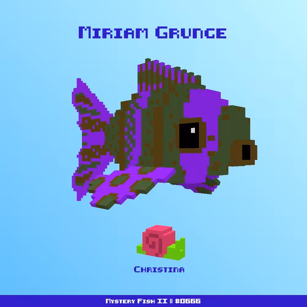 Miriam Grunge :: Mystery Fish 0666/1000 