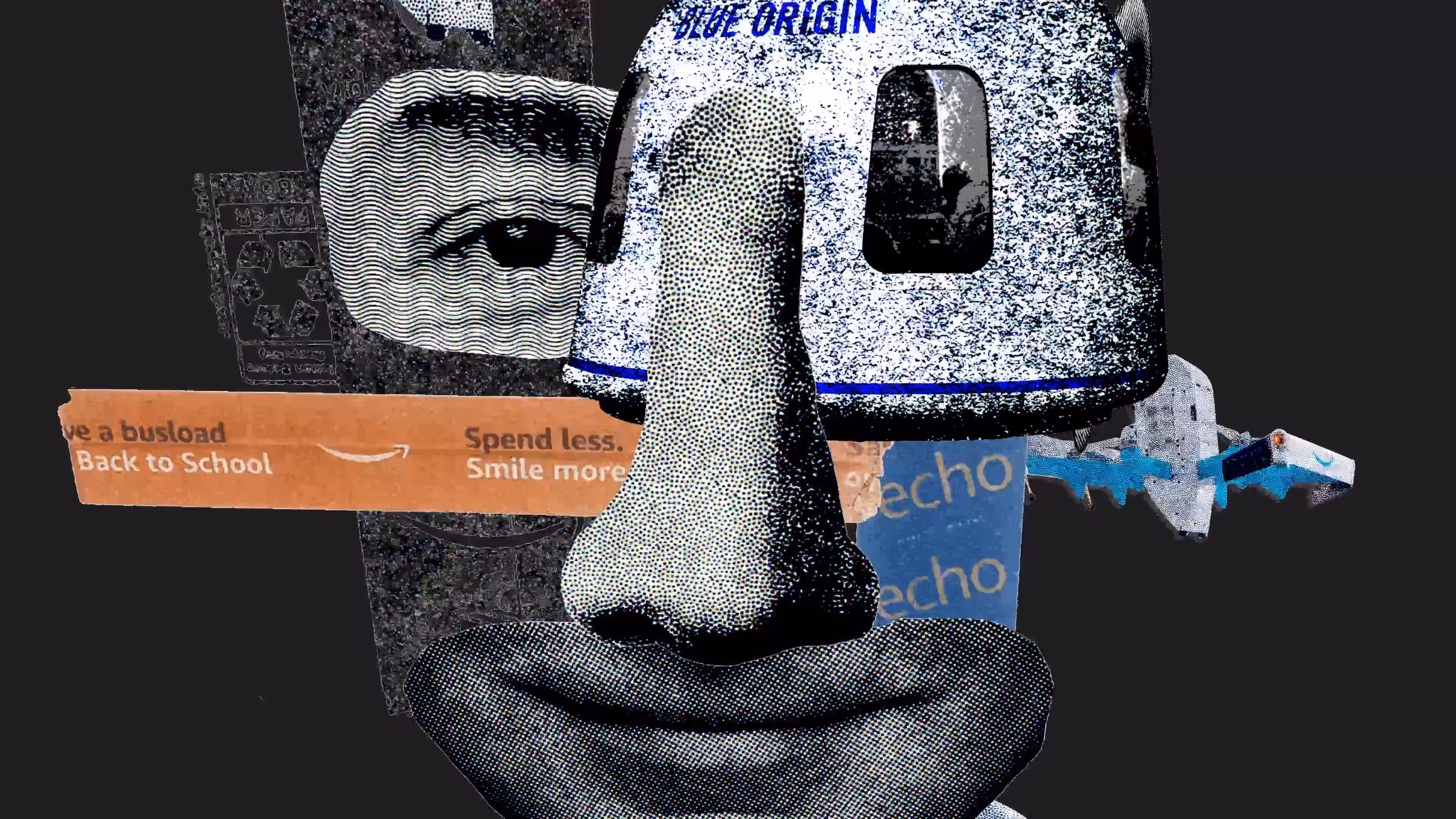 Tech Epochalypse - Decentral Eyes - Frames: Jeff Bezos #2