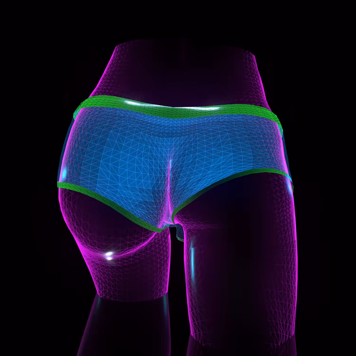 CryptoArses: Arse RGB Hot Pants #006