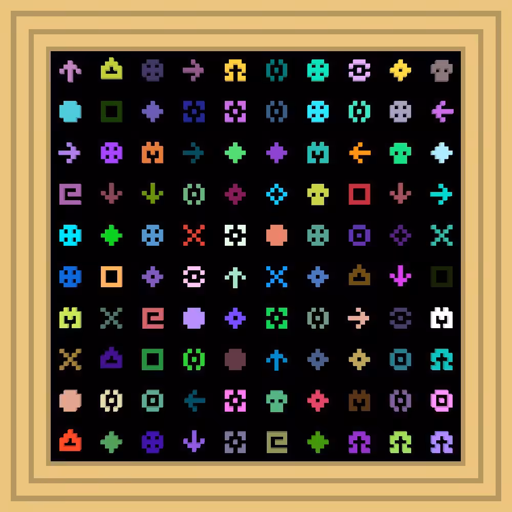 xyz :: Procedural Symbols #200/1000
