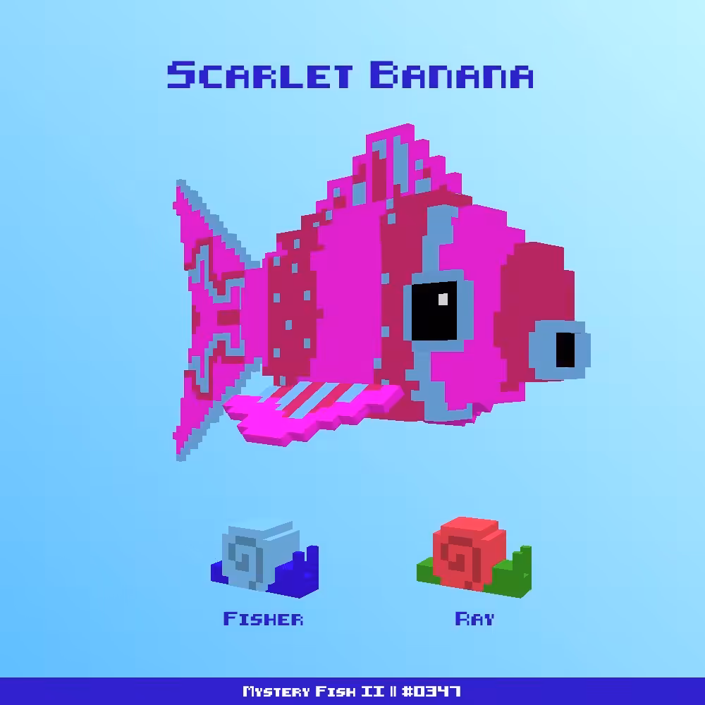 Scarlet Banana :: Mystery Fish 0347/1000 