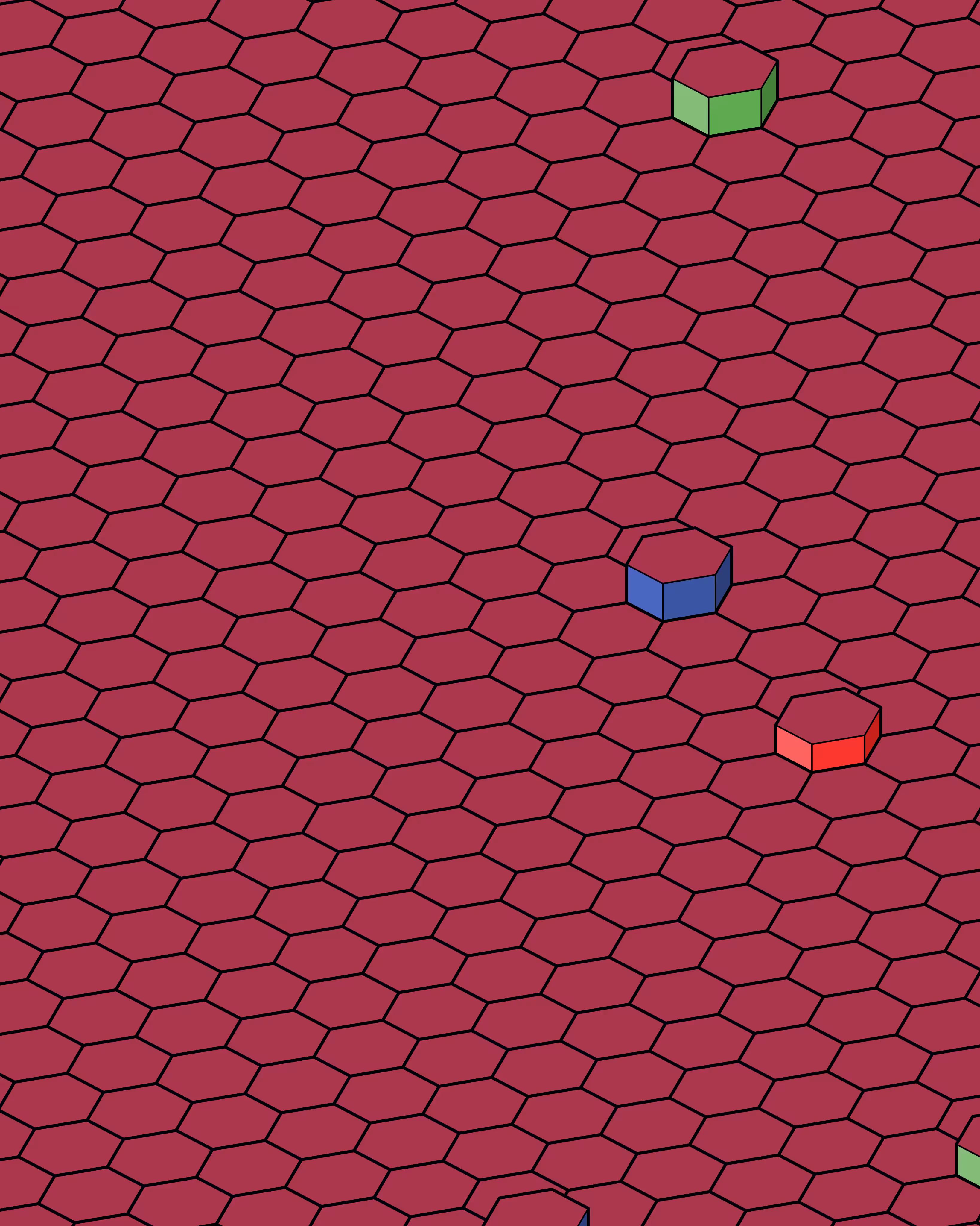 Hexagones Landscape #138