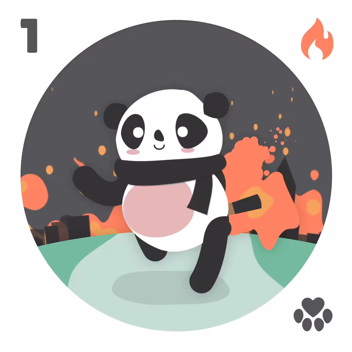 Very Aggressive Panda #01
