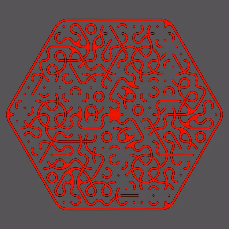 Threefold Symmetry - Dark Variations #62