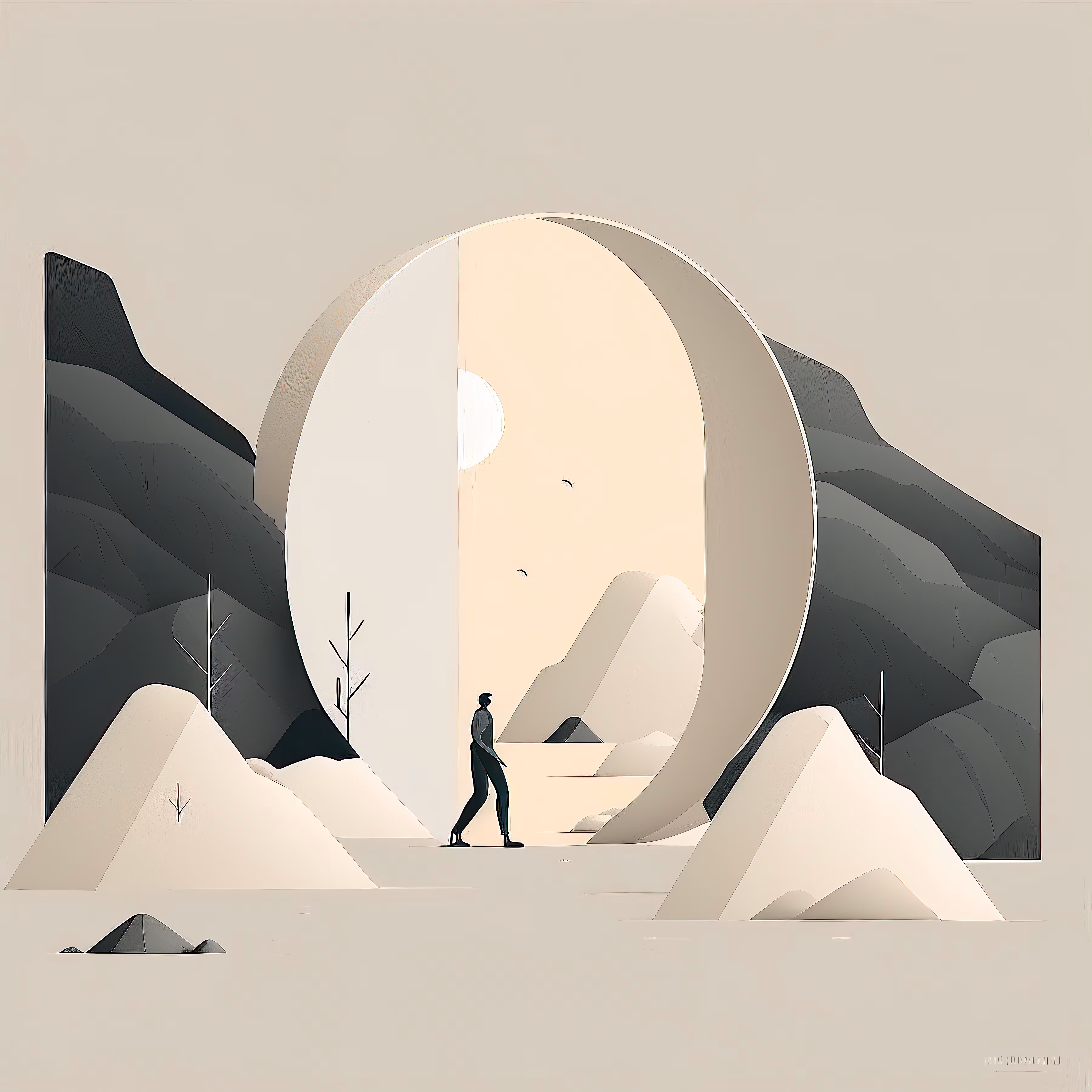 Negative Space Masterpiece #3