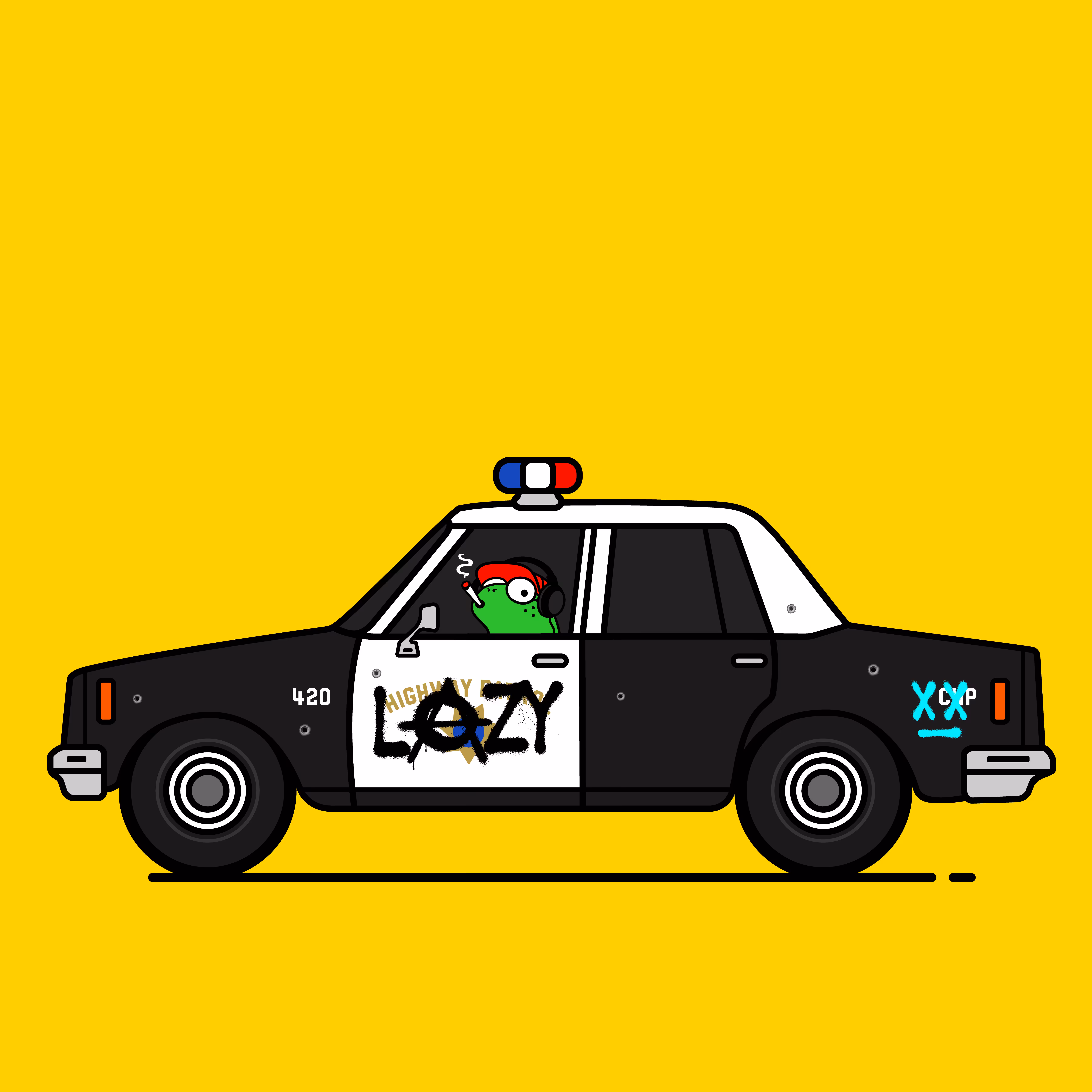 Lazy Frogs On The Road #102