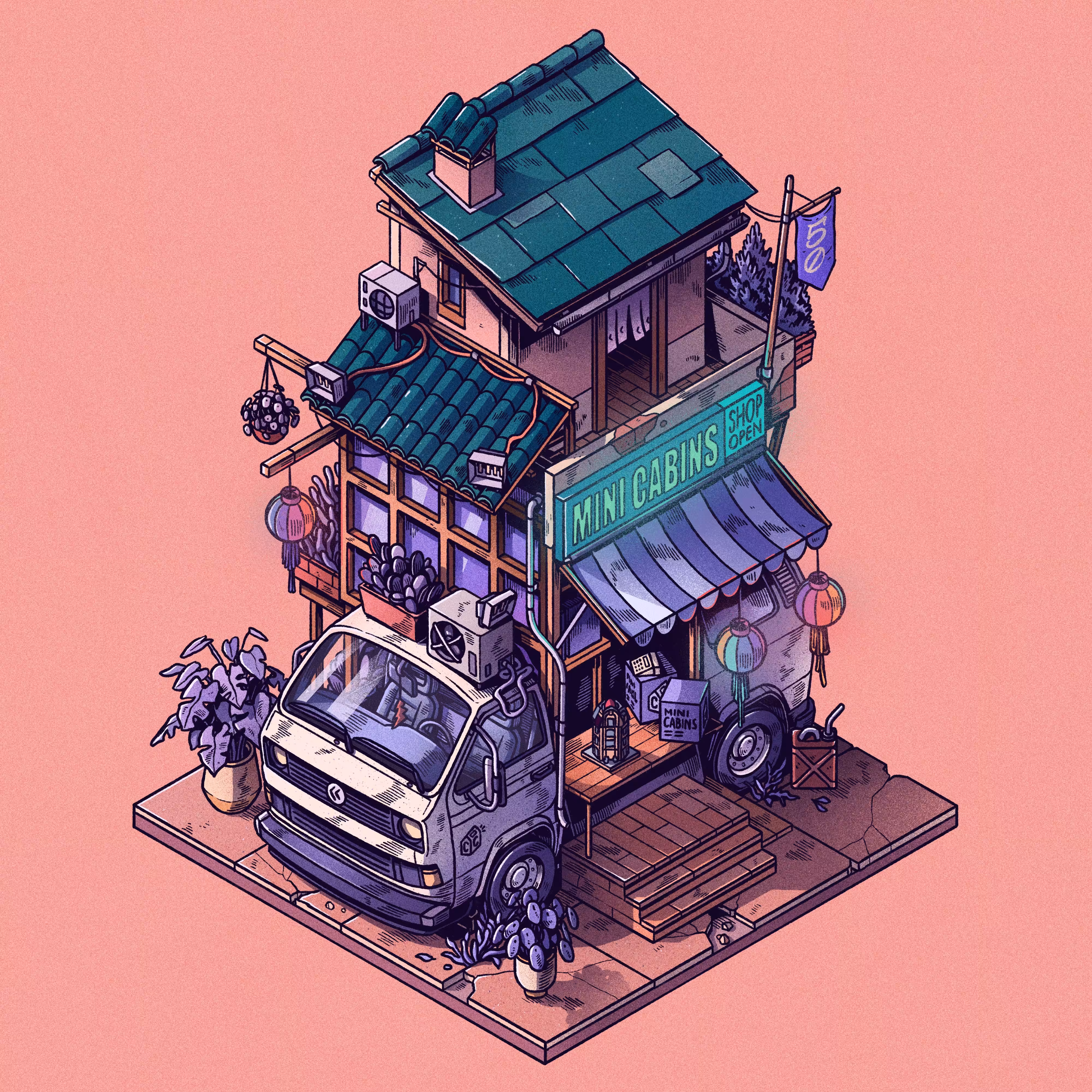 Curious Cabins #50: Caravan #508