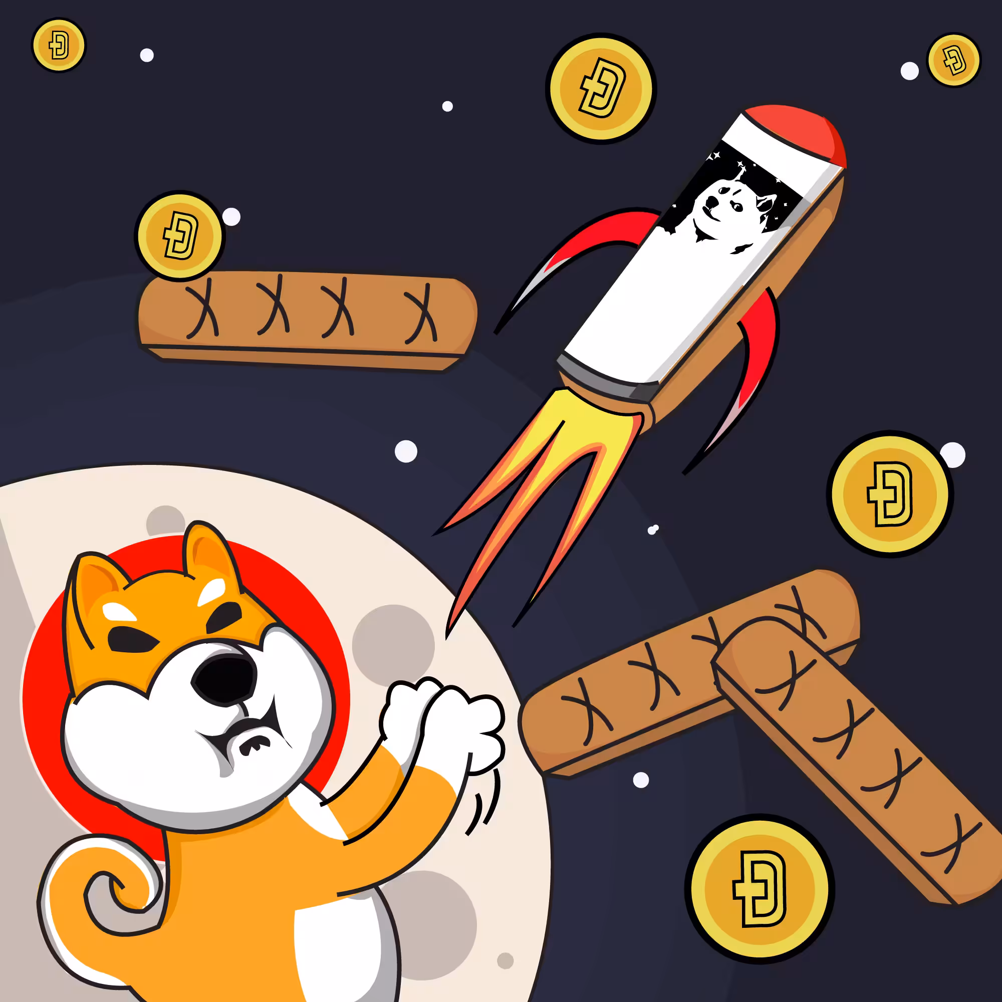 Dogecoin has left Earth