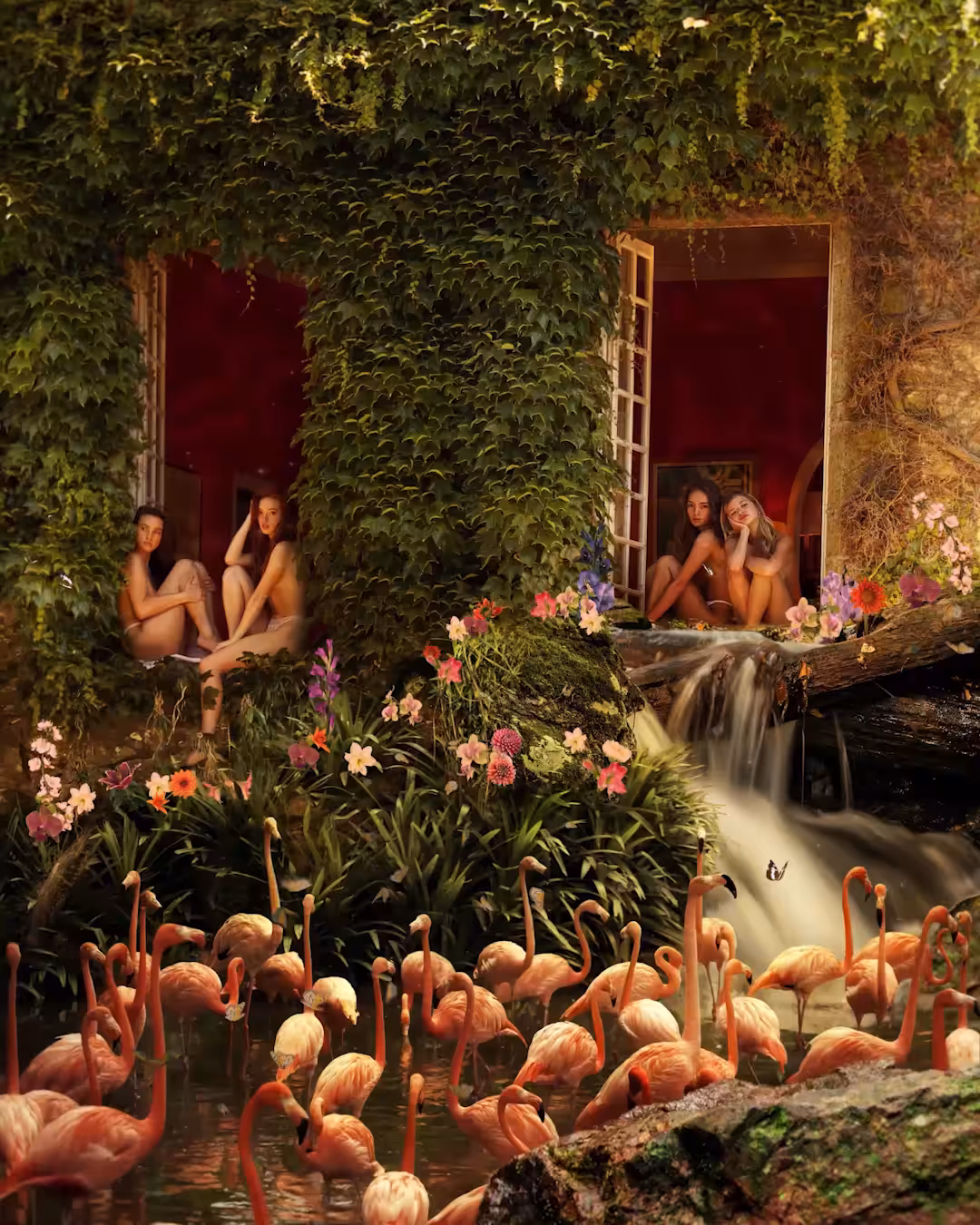 Girls of Summer Flamingo Animation 