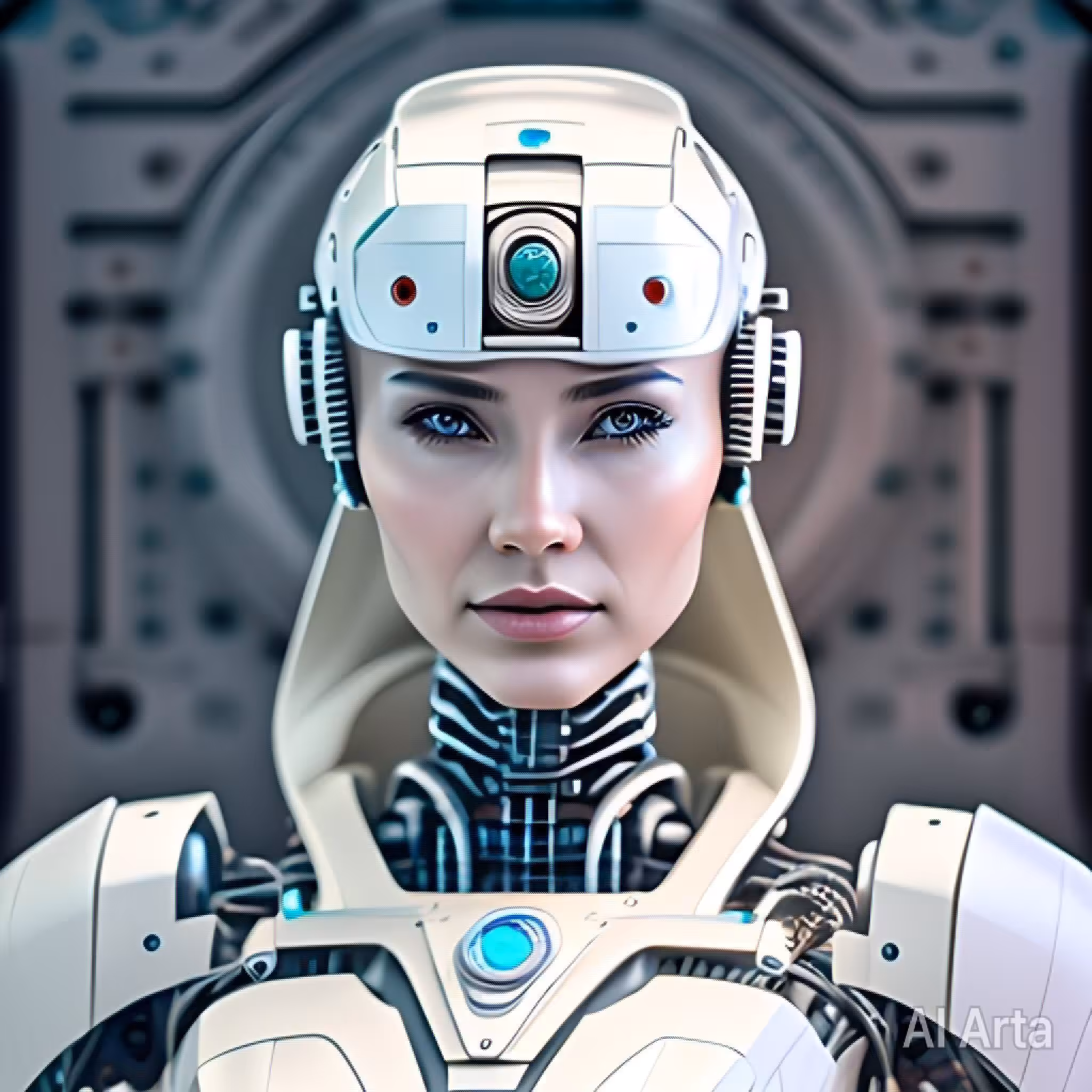Cyborg : Robowoman is a ai art