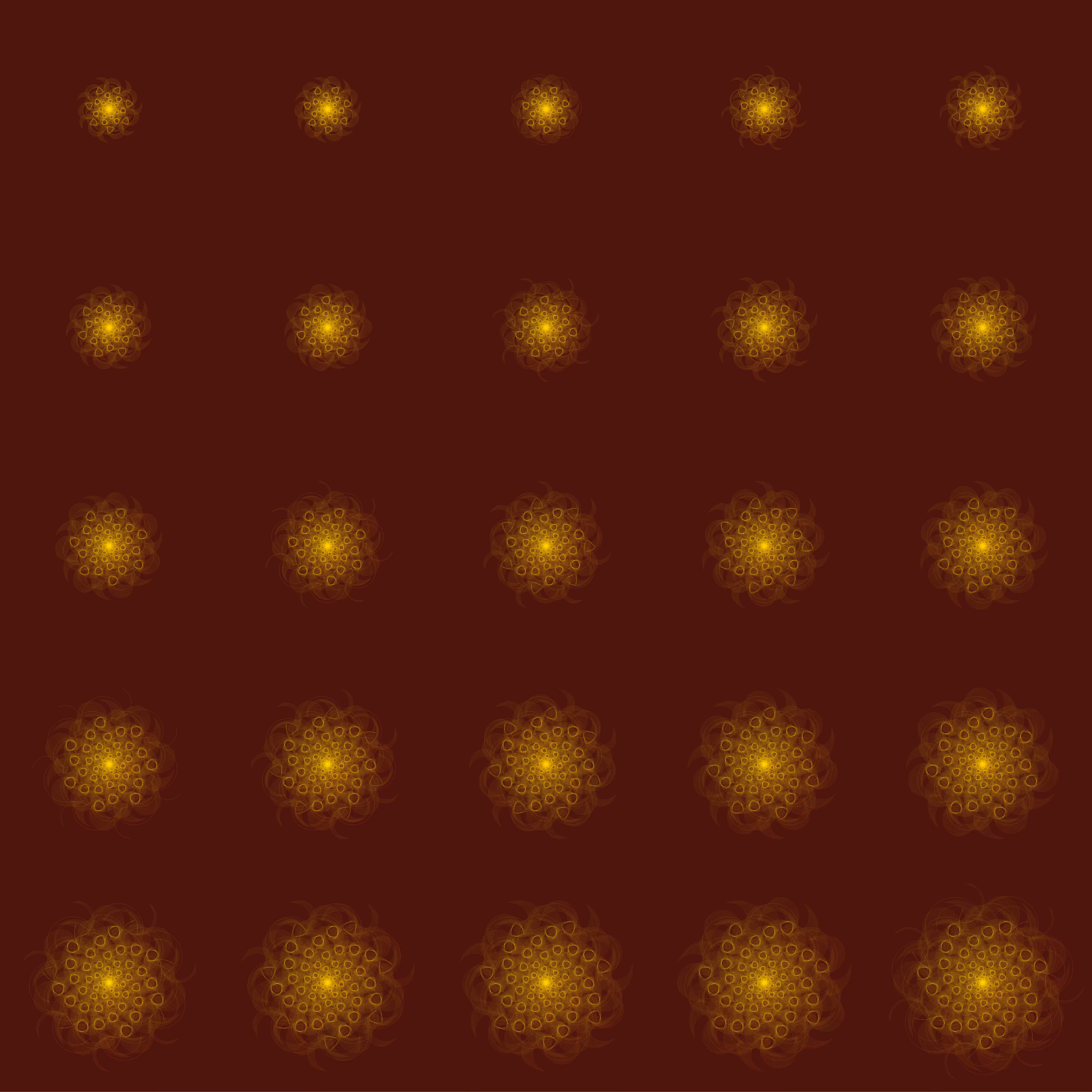 Copper Flower Growth