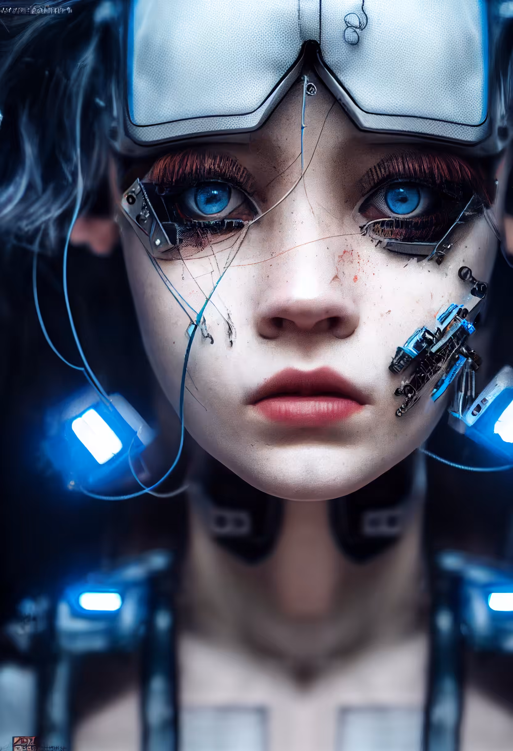 Blue Girl Cyber