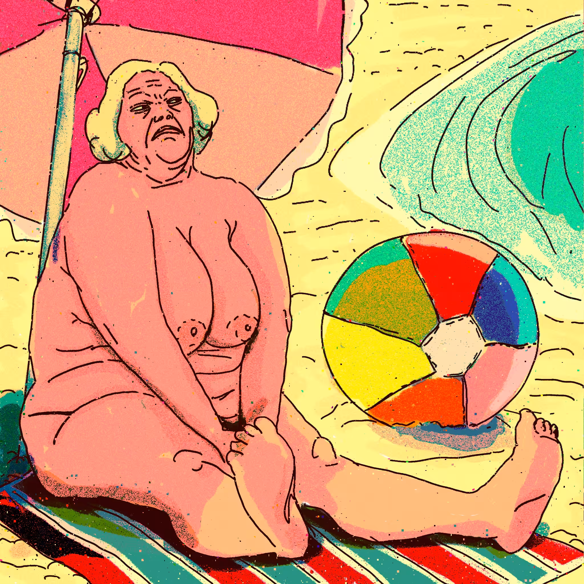 woman who doesnt want to be there