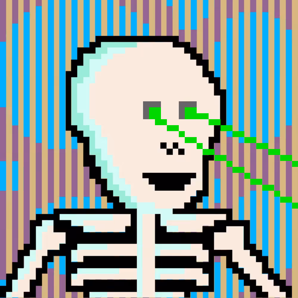 PIXEL SKULLETTI 1 #101