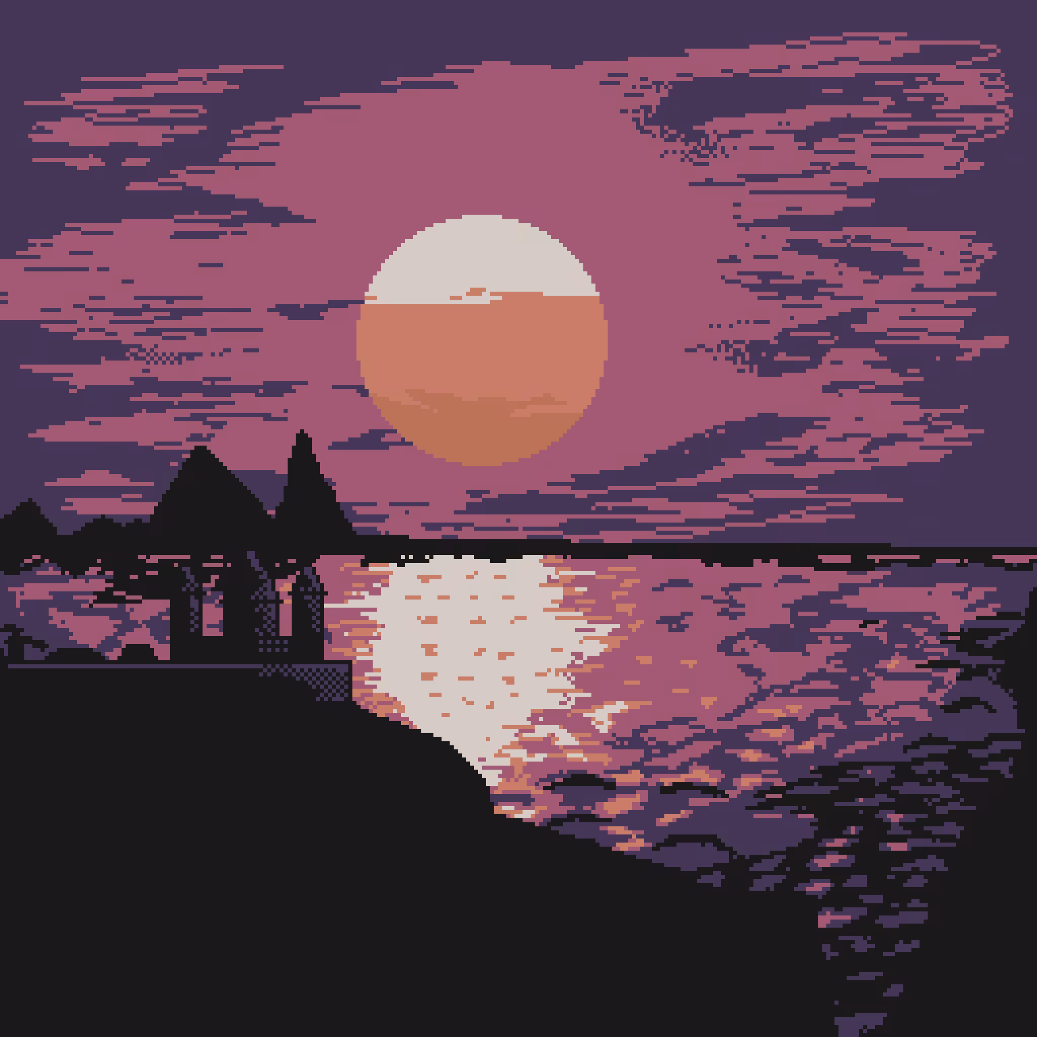 Pixel Sunset #33