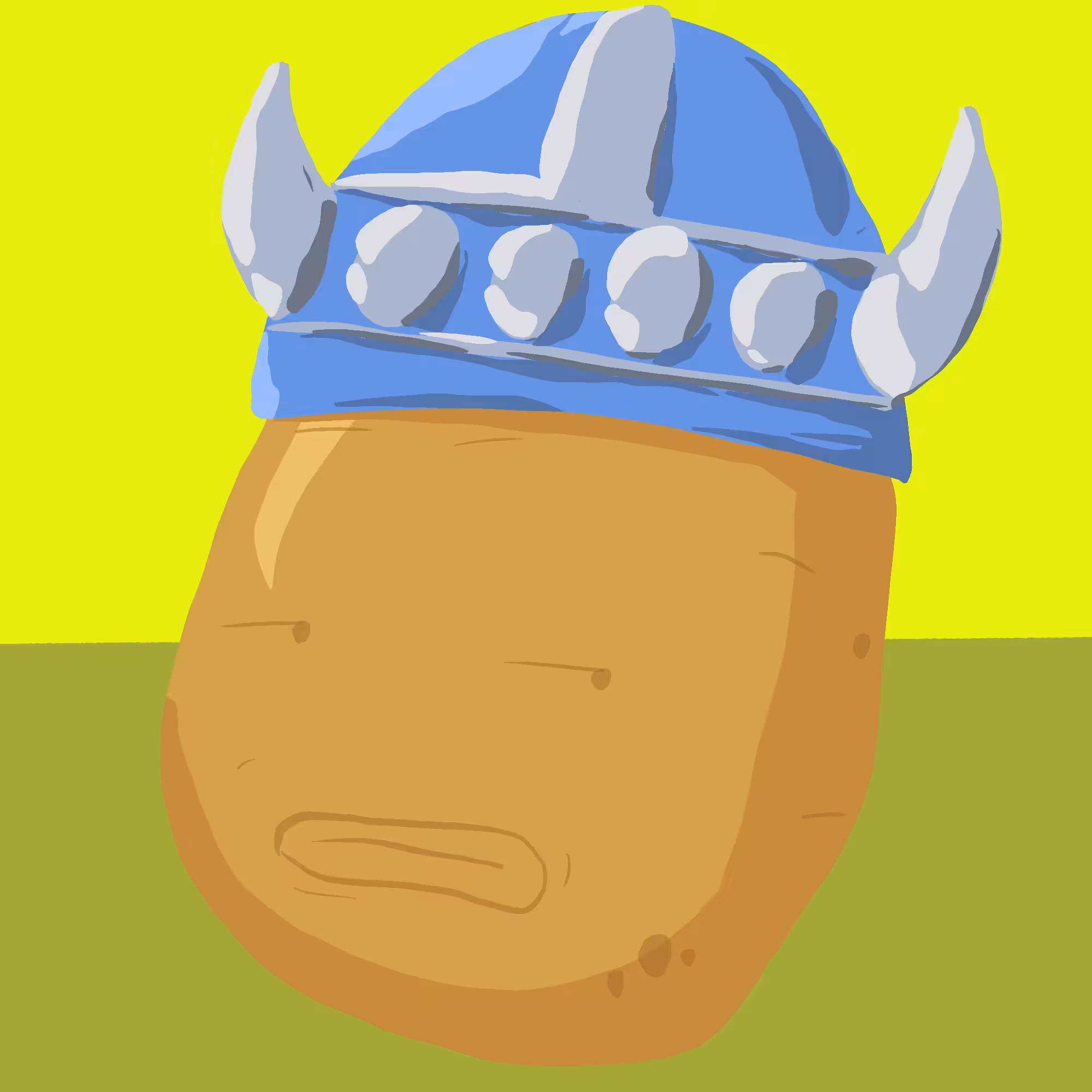 Horned Helmet Potato