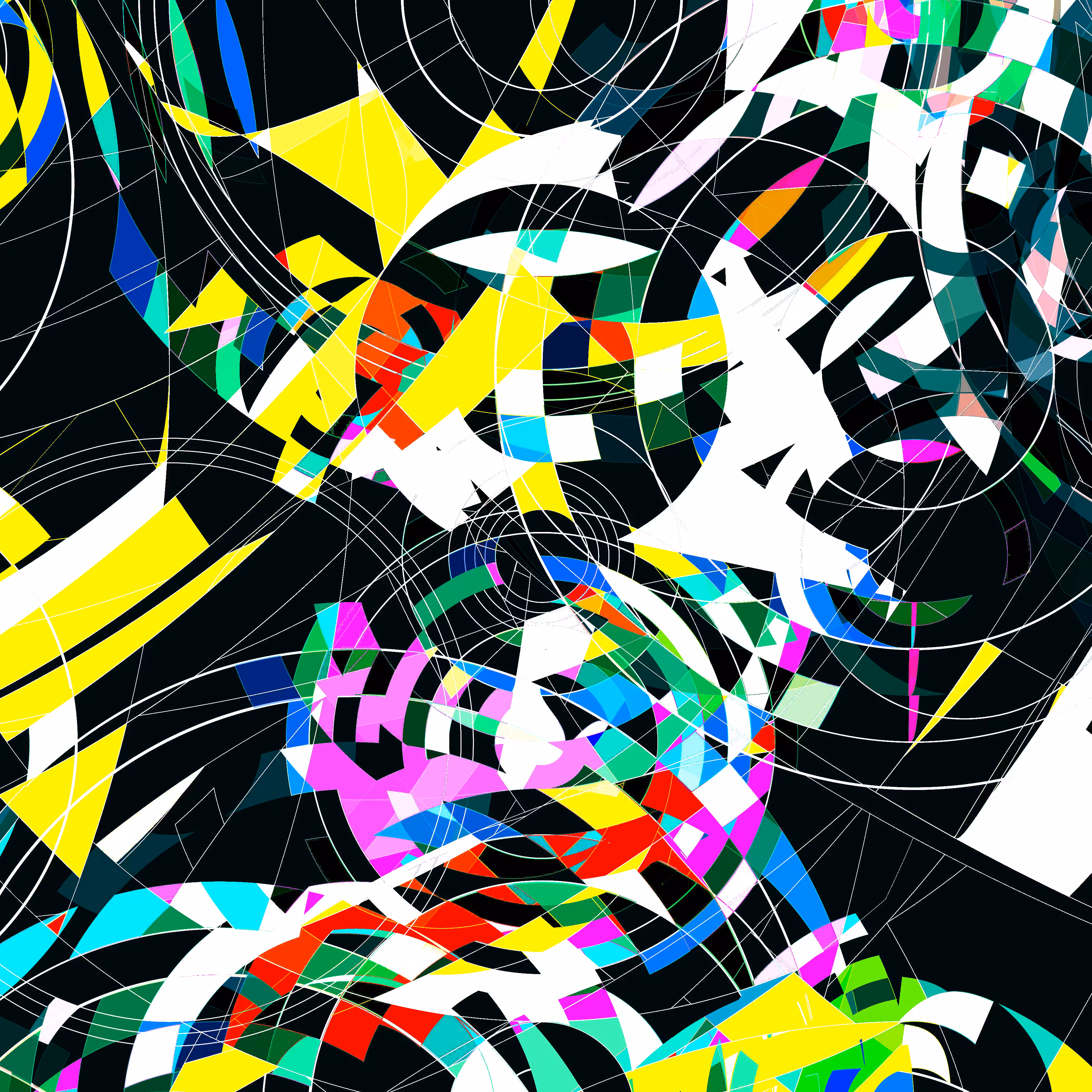 The four seasons in polycircle space: Autumn - detail ii