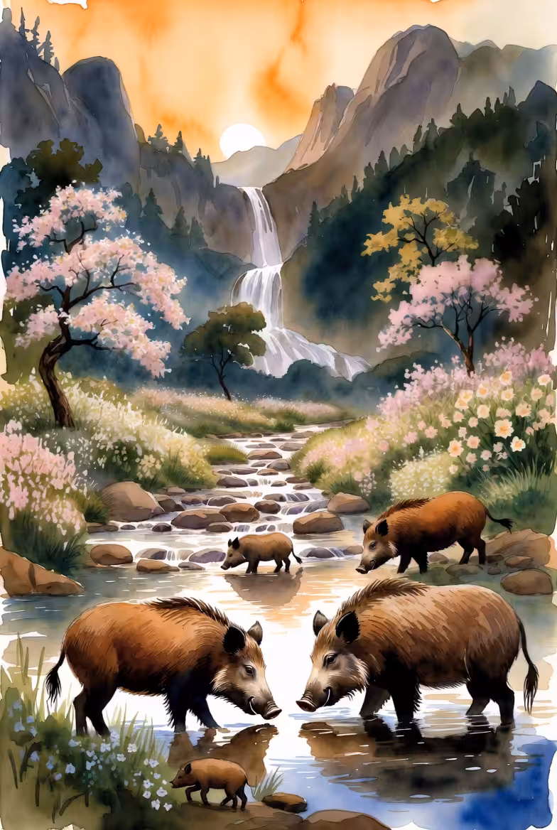 Flowery spring