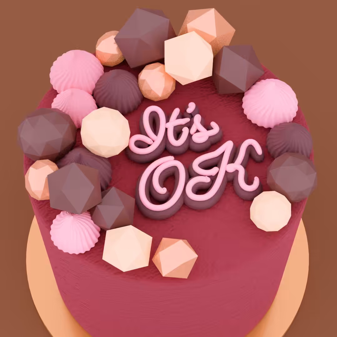 It’s OK Cake - Dark Chocolate Raspberry