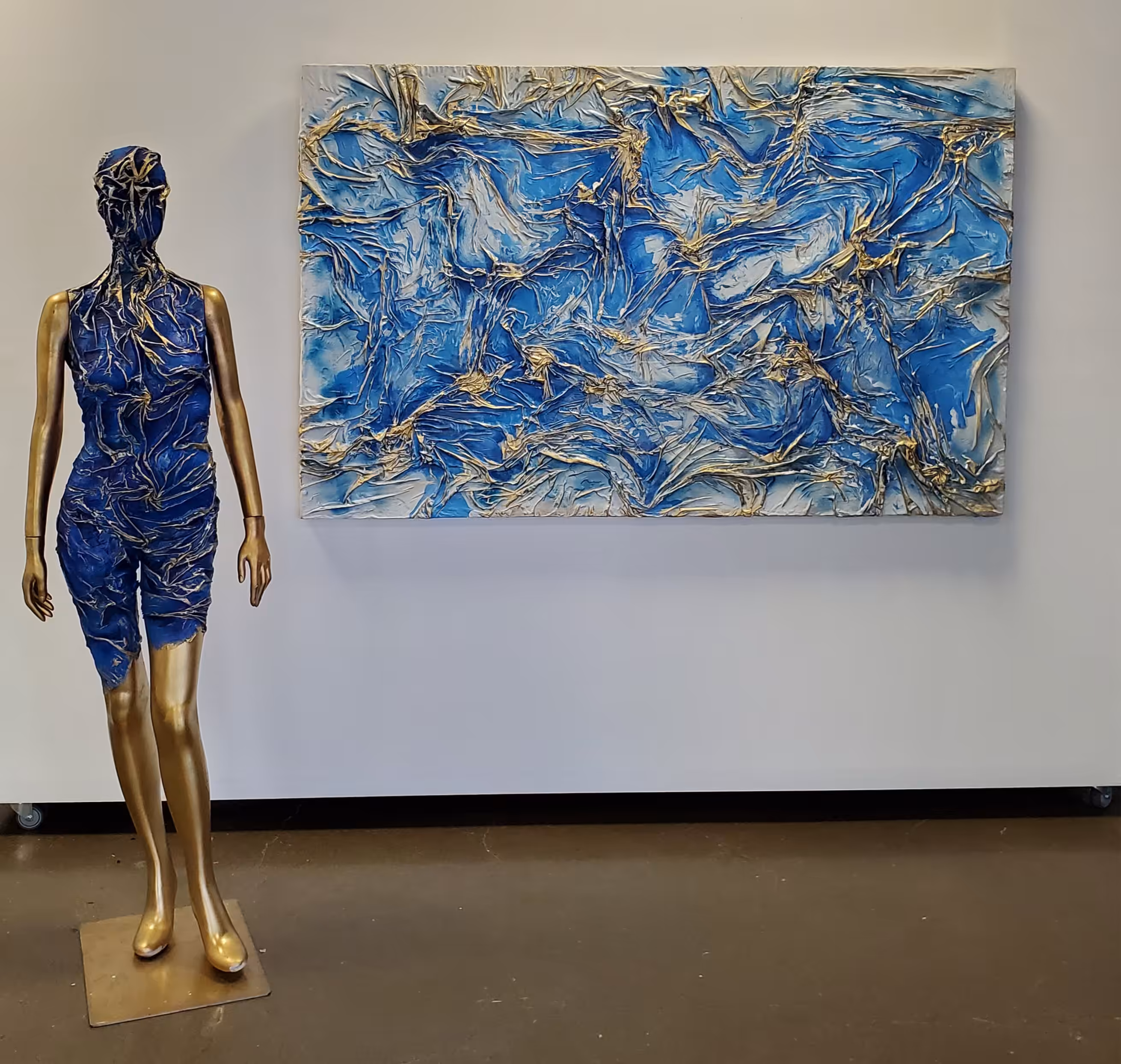 Blue and Gold with Goddess of Isolation