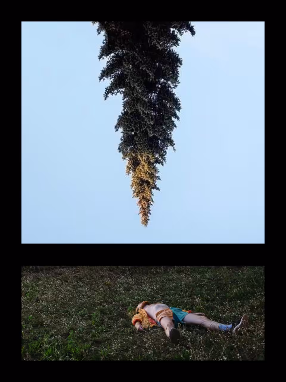Upside down
